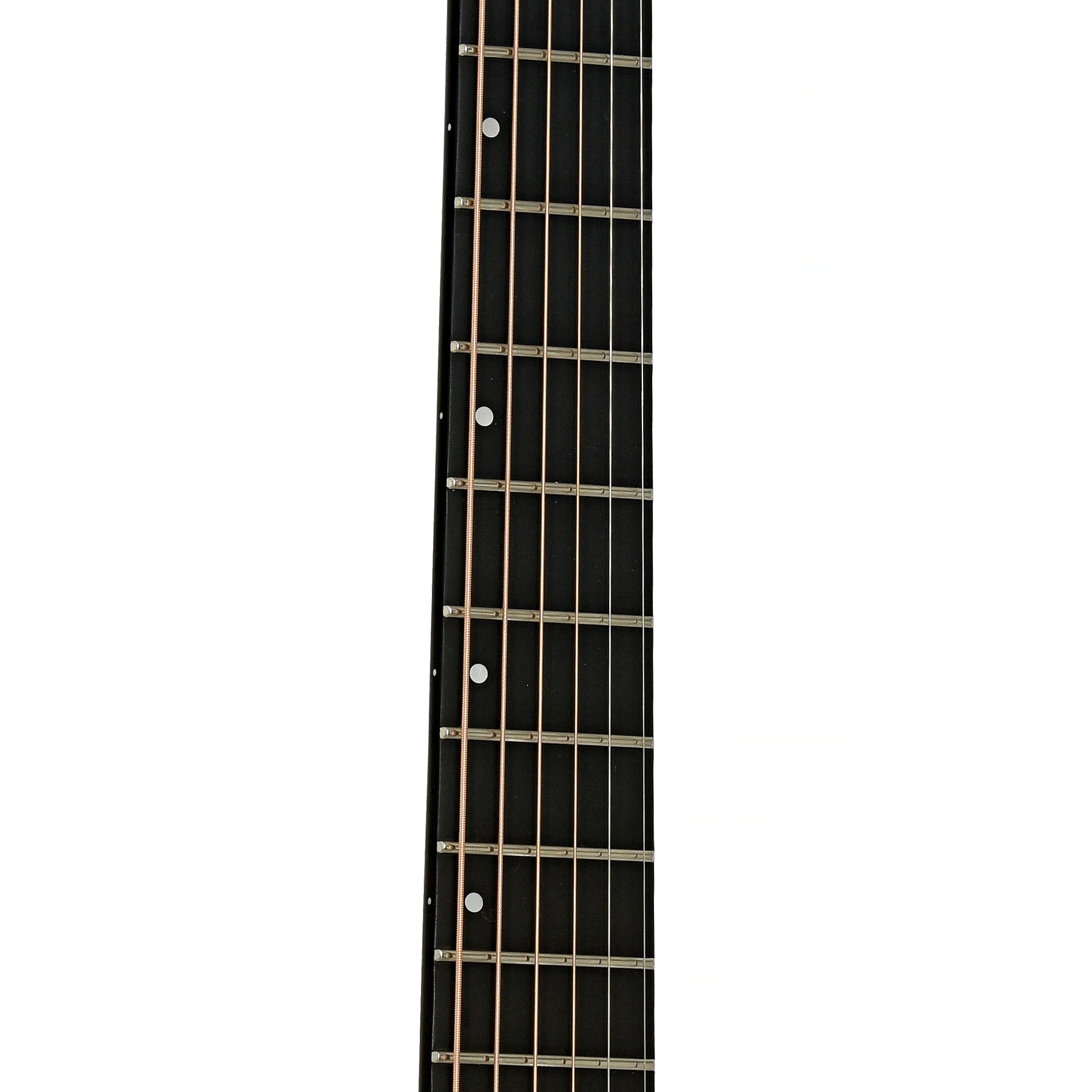 Fretboard of KLOS Full Carbon Acoustic-Electric Travel Guitar, B-Stock
