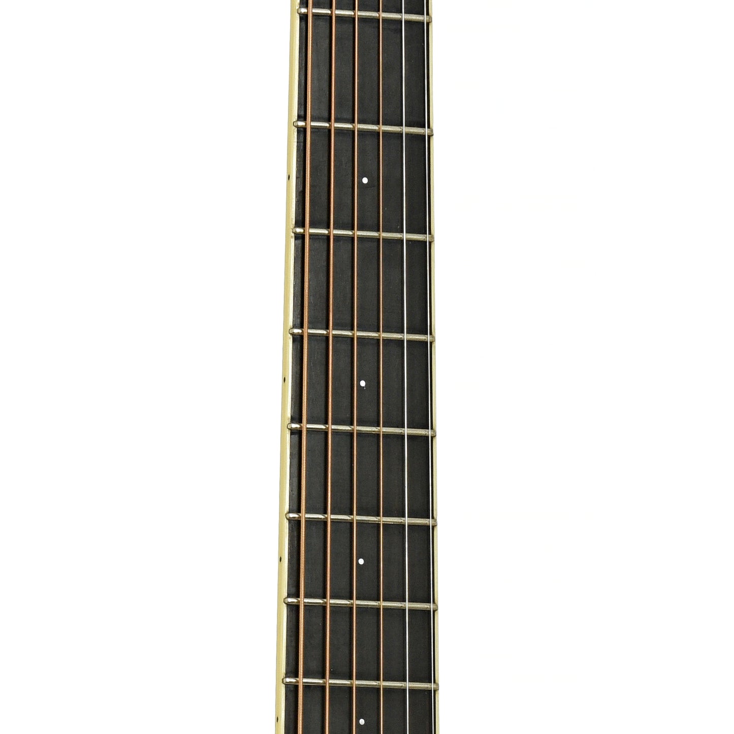 Fretboard of Larrivee D-09 Brazilian Acoustic Guitar