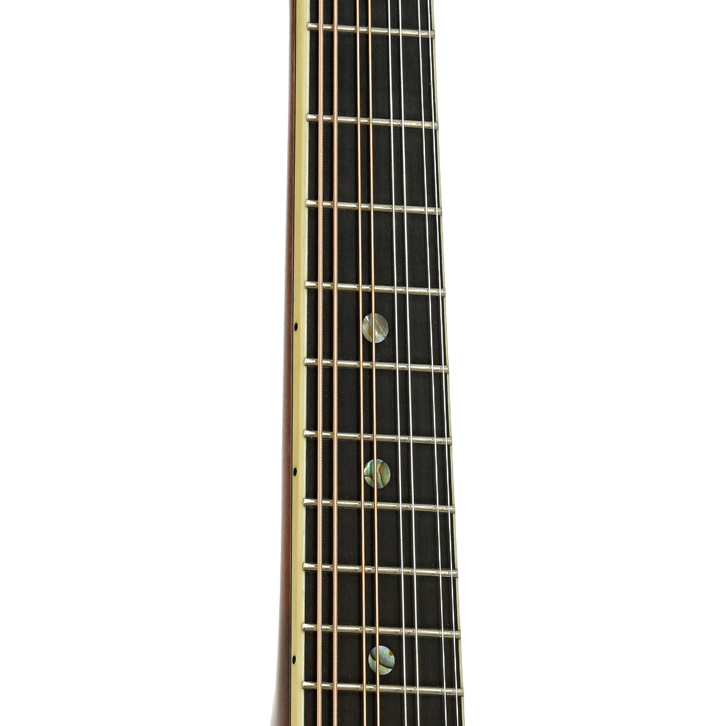 Fretboard of Eastman MD605 A-style Mandolin