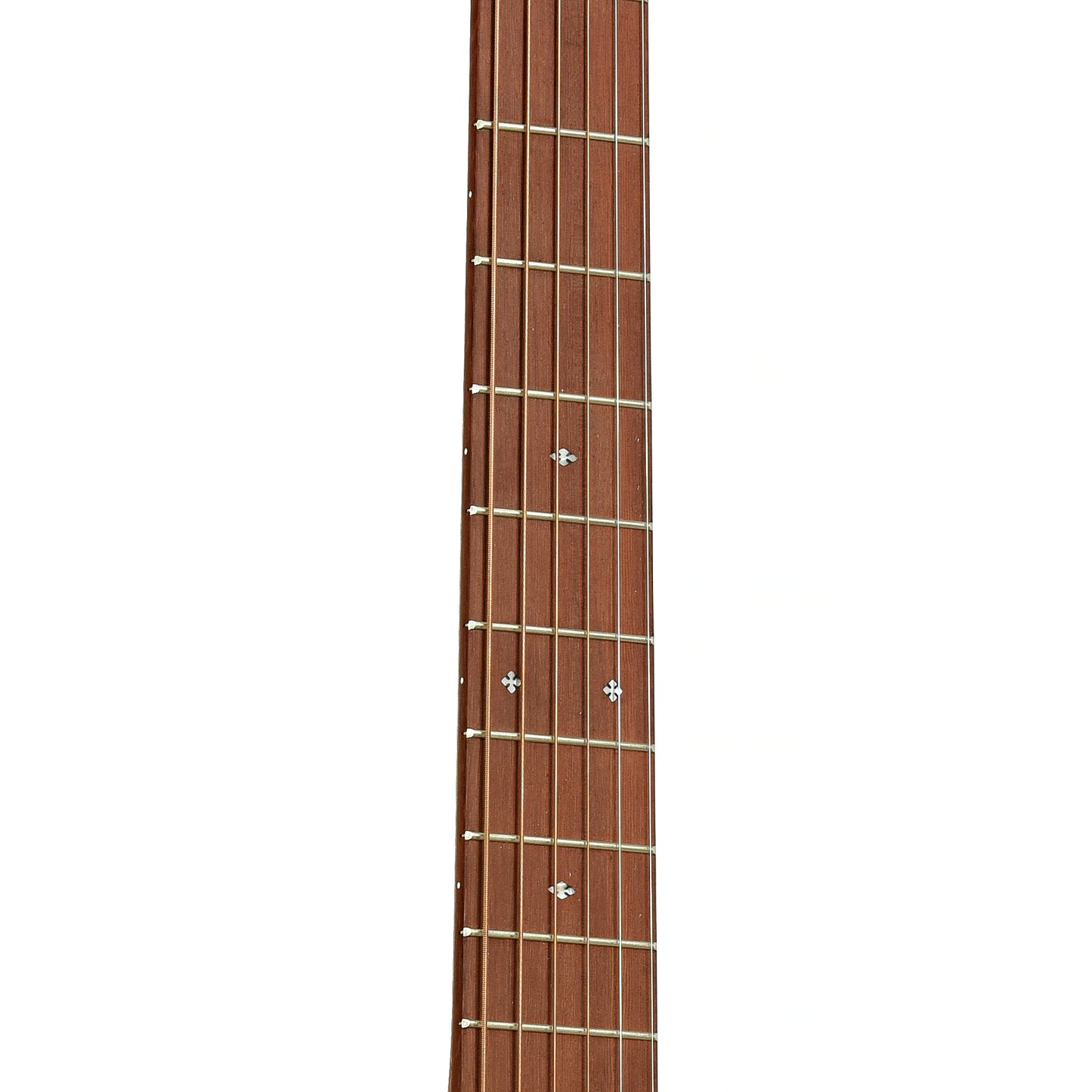 Fretboard of Martin SC-10E Modern Sapele Guitar 