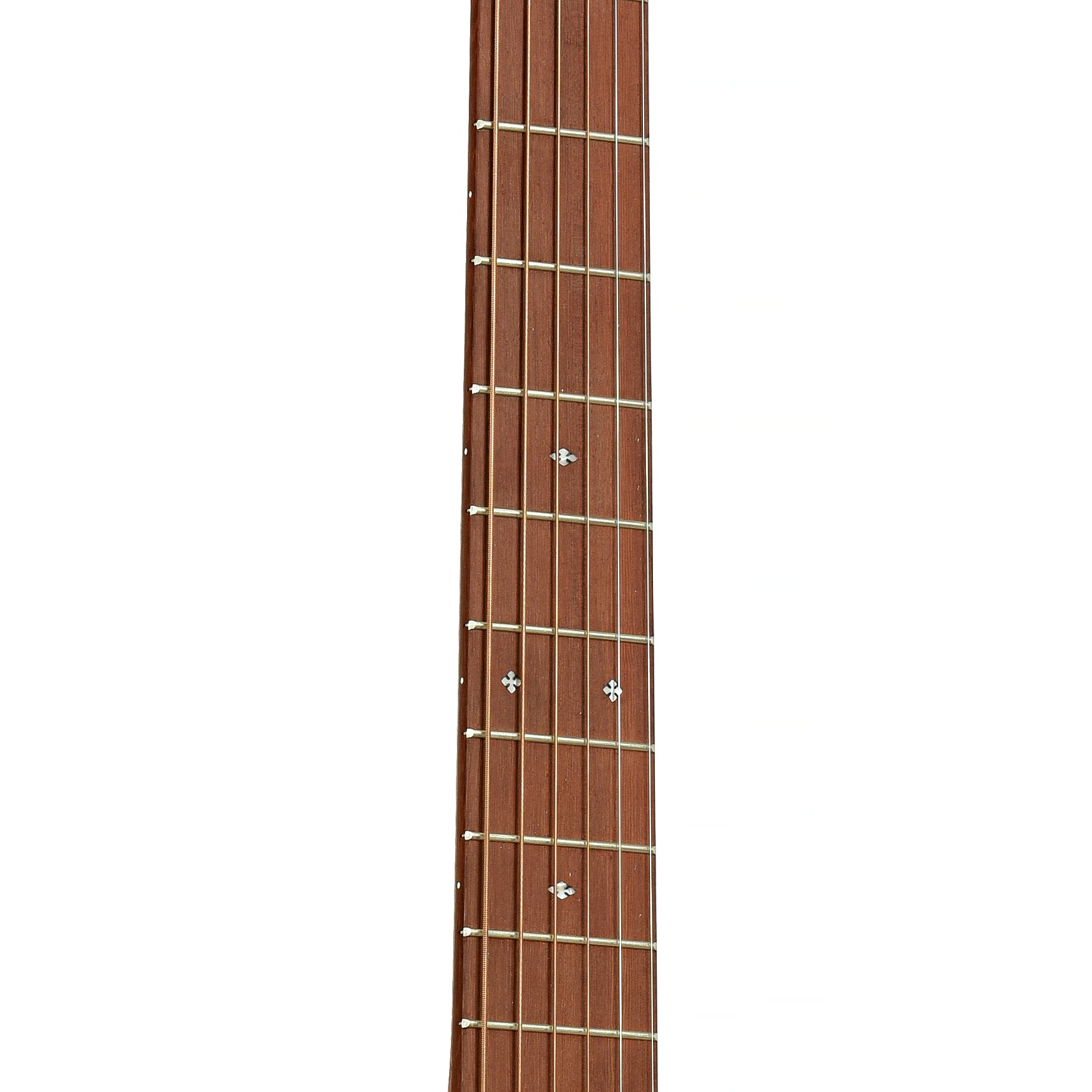 Fretboard of Martin SC-10E Modern Sapele Guitar 