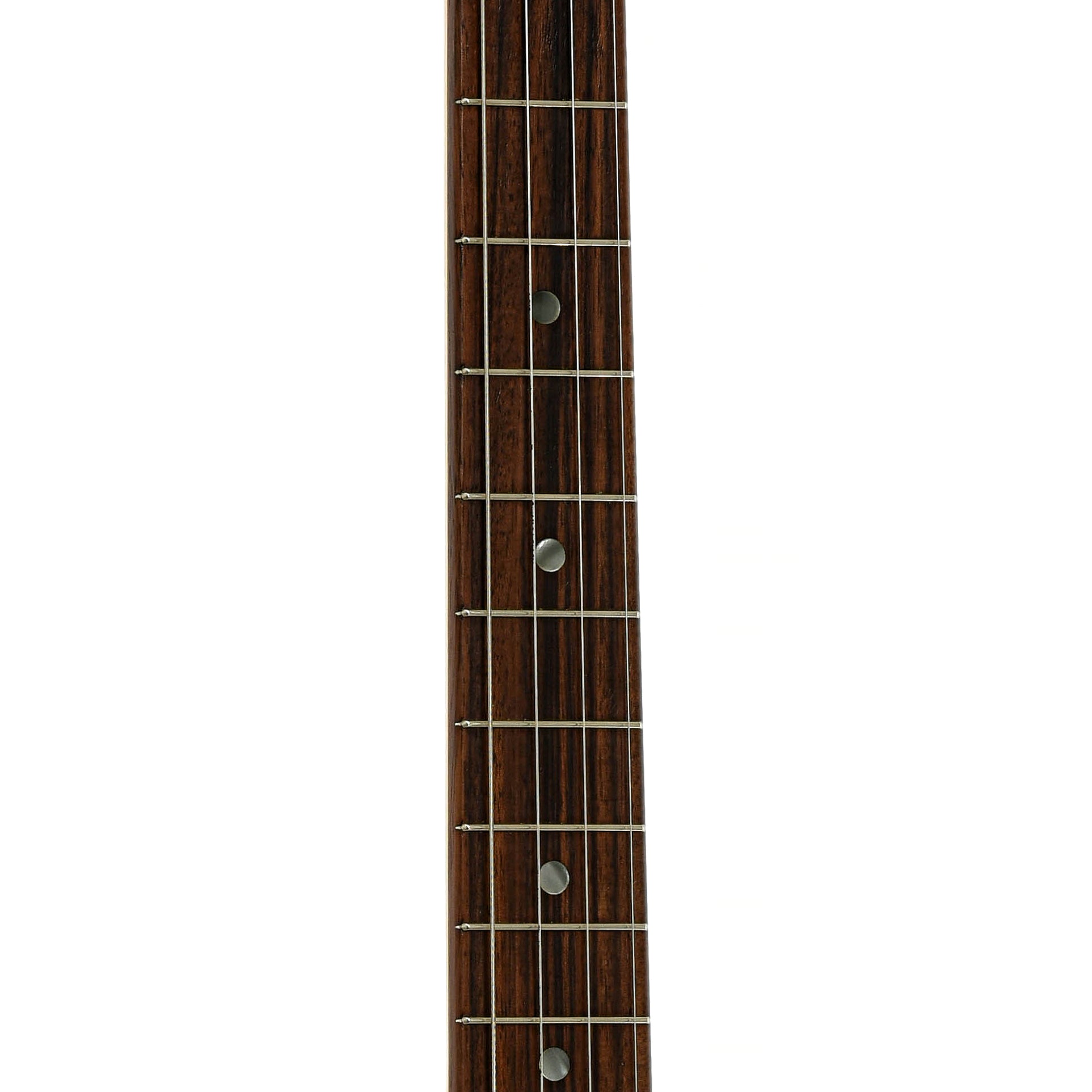Fretboard of Blue Star Konablaster Electric Baritone Ukulele