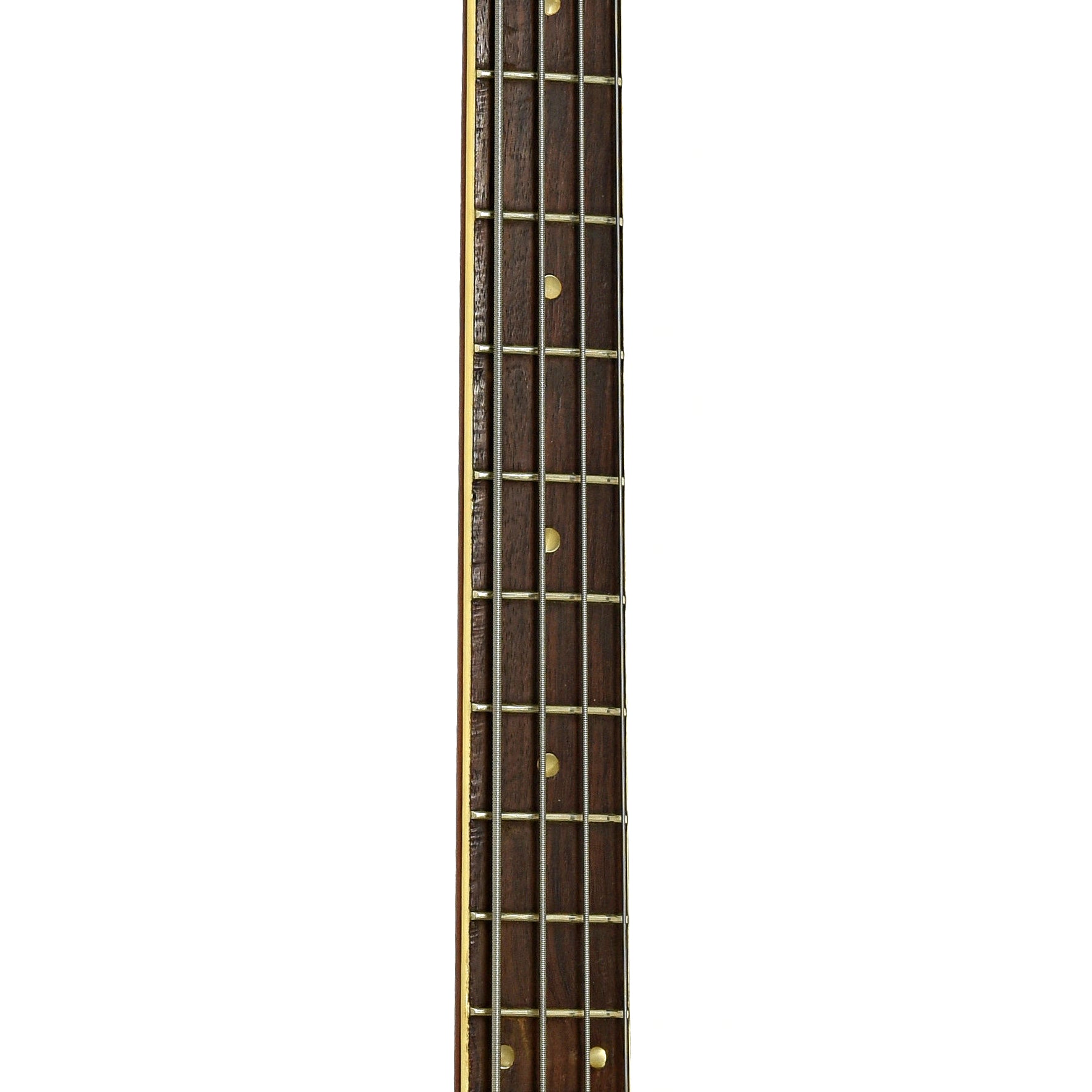 Fretboard of Hofner 500/1 Beatle Bass