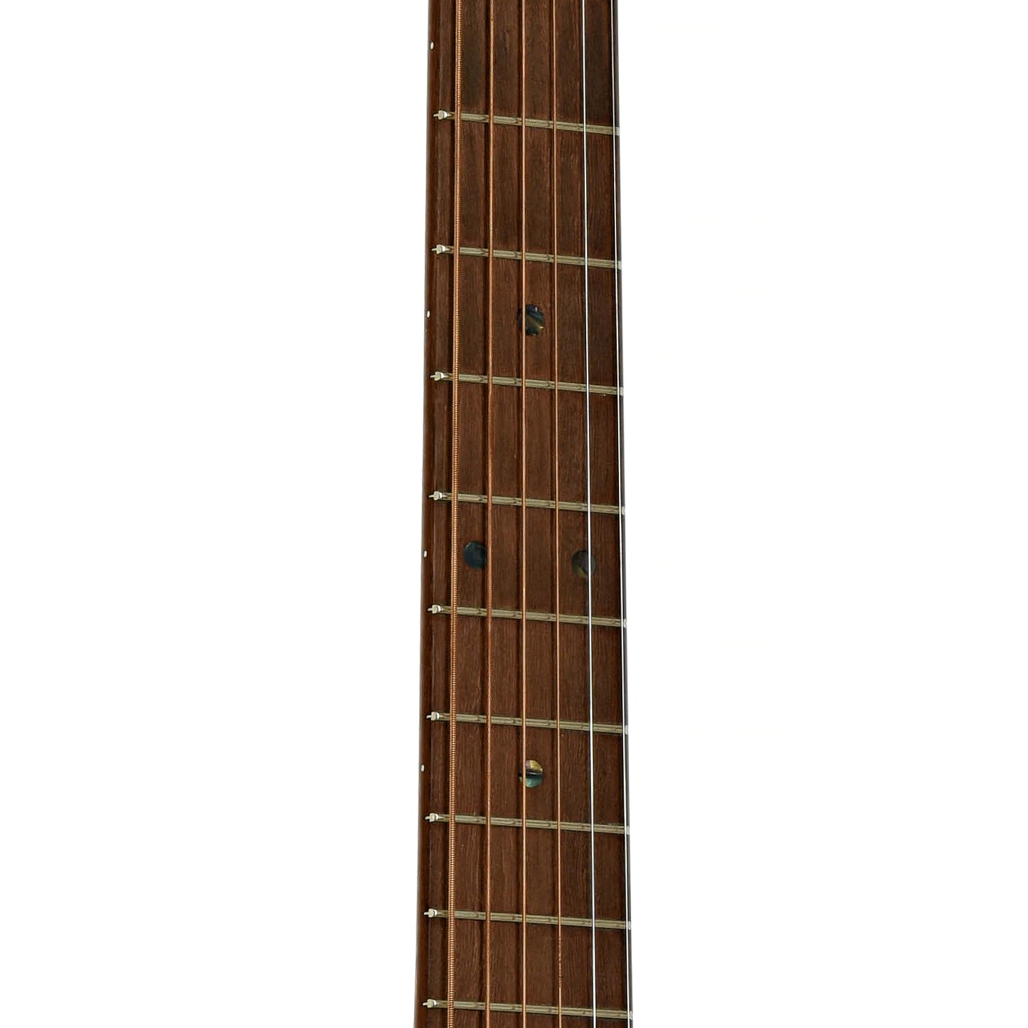 Fretboard of Martin D-X2E Mahogany Acoustic Guitar 