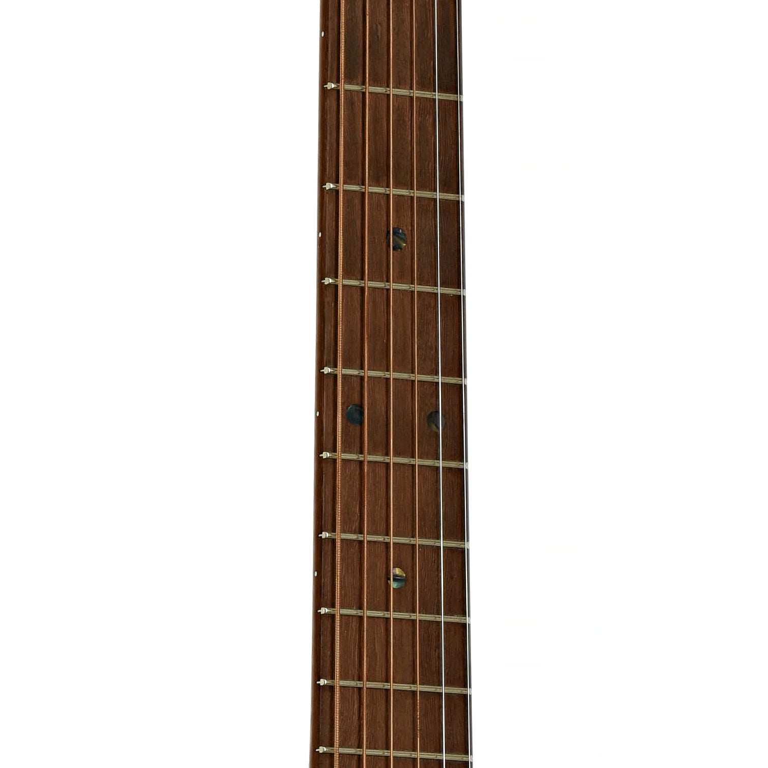 Fretboard of Martin D-X2E Mahogany Acoustic Guitar 