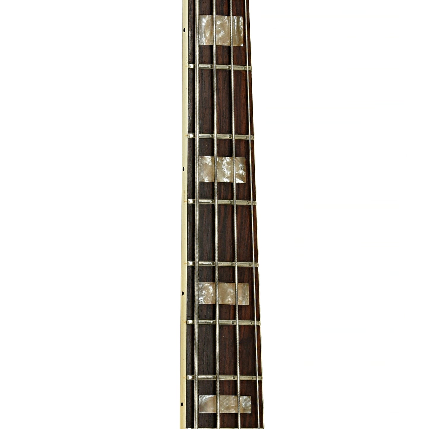 Fretboard of Fender Jazz Electric Bass 