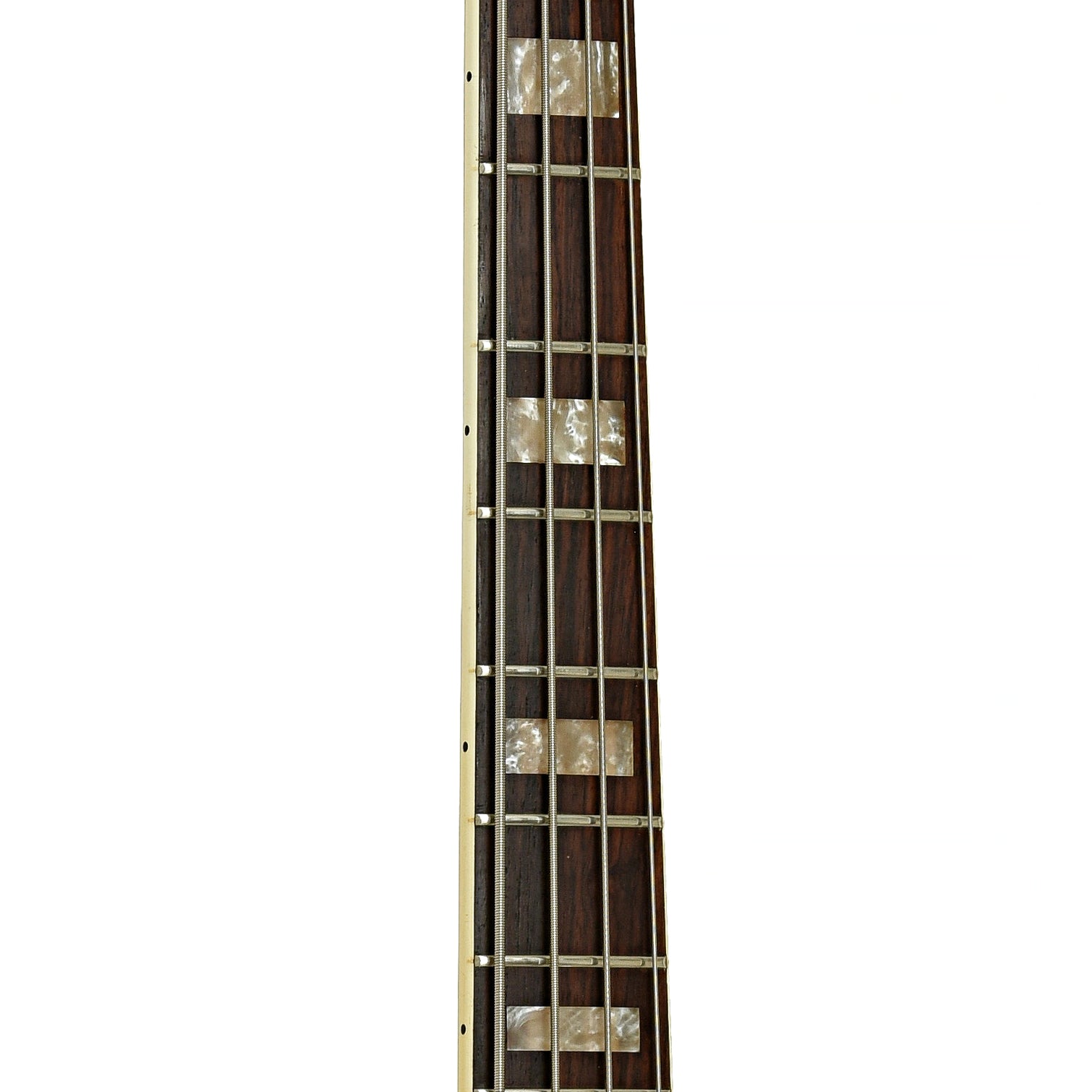 Fretboard of Fender Jazz Electric Bass 