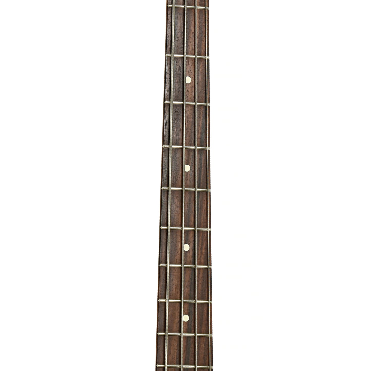 Fretboard of Fender Standard Jazz Electric Bass 