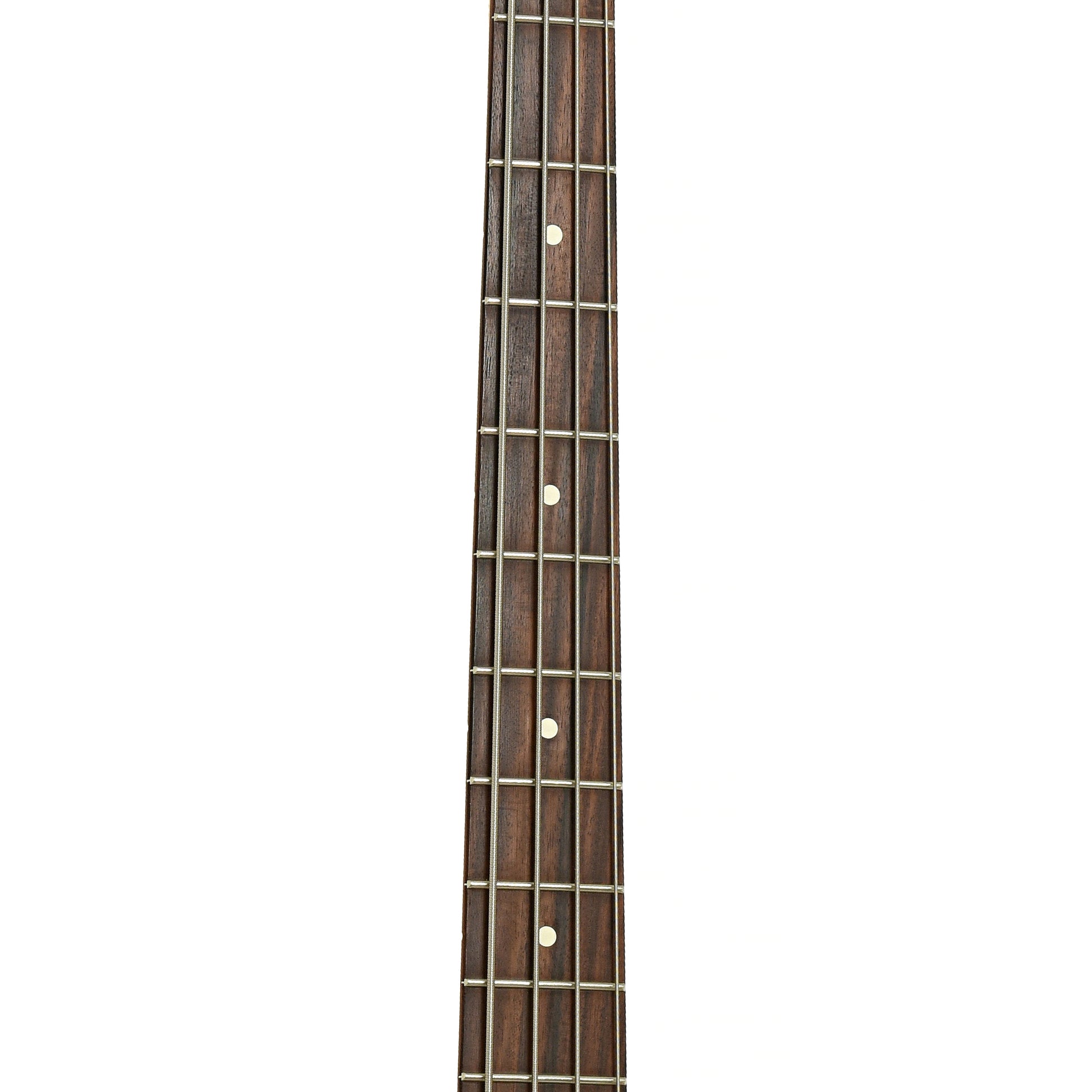 Fretboard of Fender Standard Jazz Electric Bass 