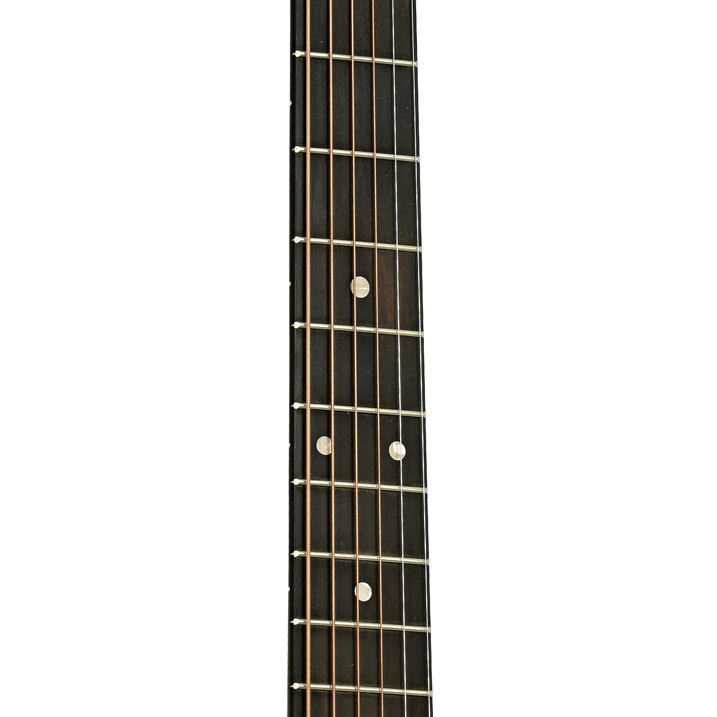 Fretboard of Martin OMC-10E Modern Sunburst Guitar