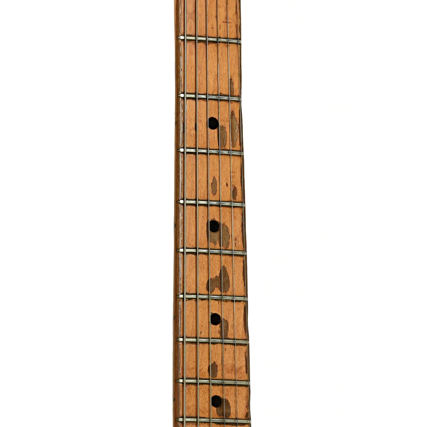 Fretboard of Fender Stratocaster Electric Guitar