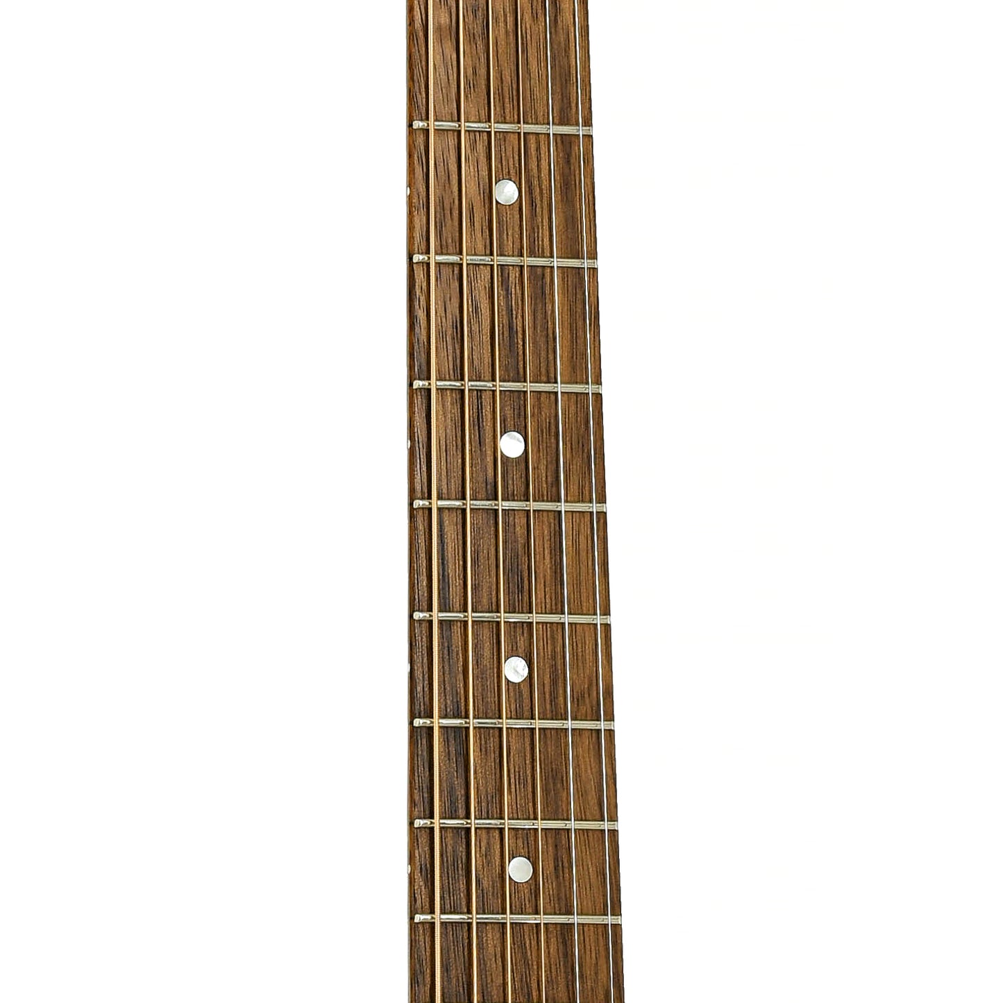 Fretboard of Epiphone Inspired by Gibson J-45 Acoustic Guitar
