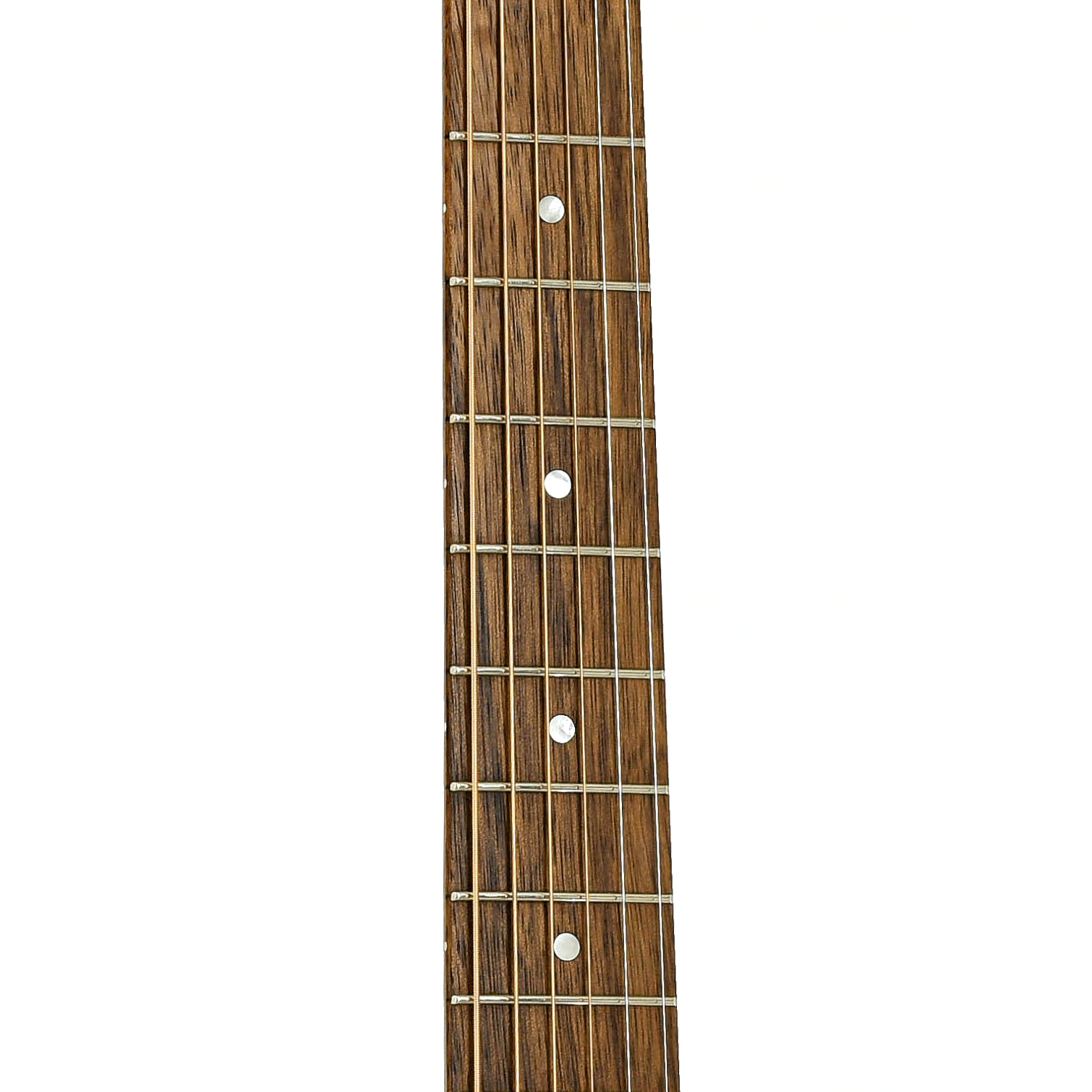 Fretboard of Epiphone Inspired by Gibson J-45 Acoustic Guitar