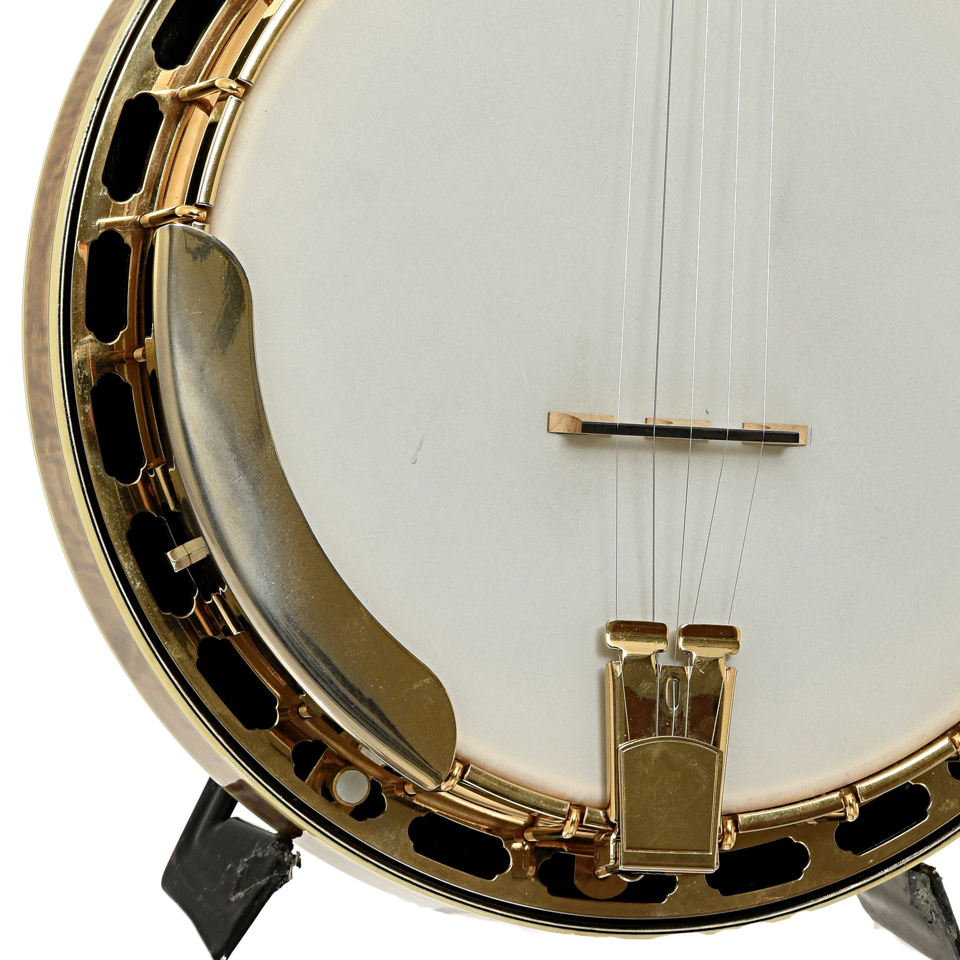 Armrest of Grundy Flintriver "Blue Heeler" Resonator Banjo 