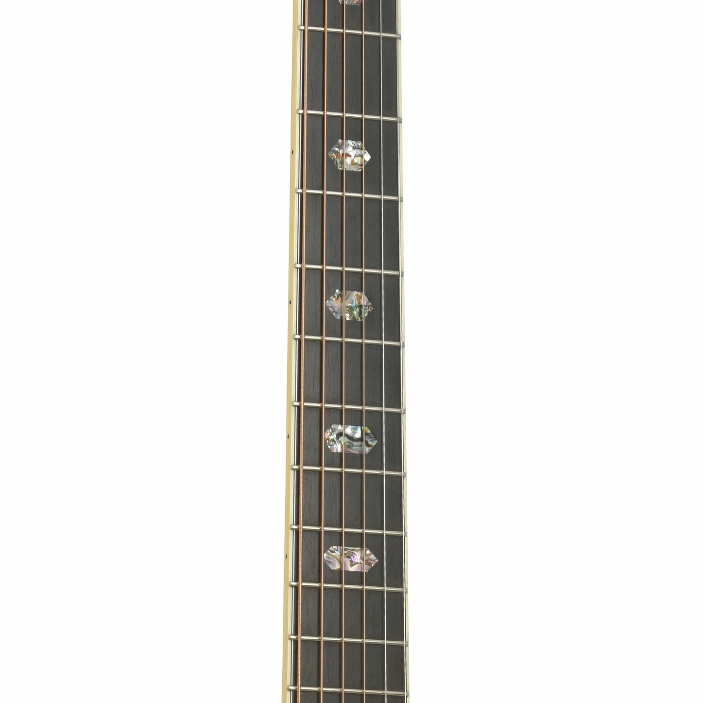 Fretboard of Martin Custom Shop J-40 Mahogany Acoustic Guitar 