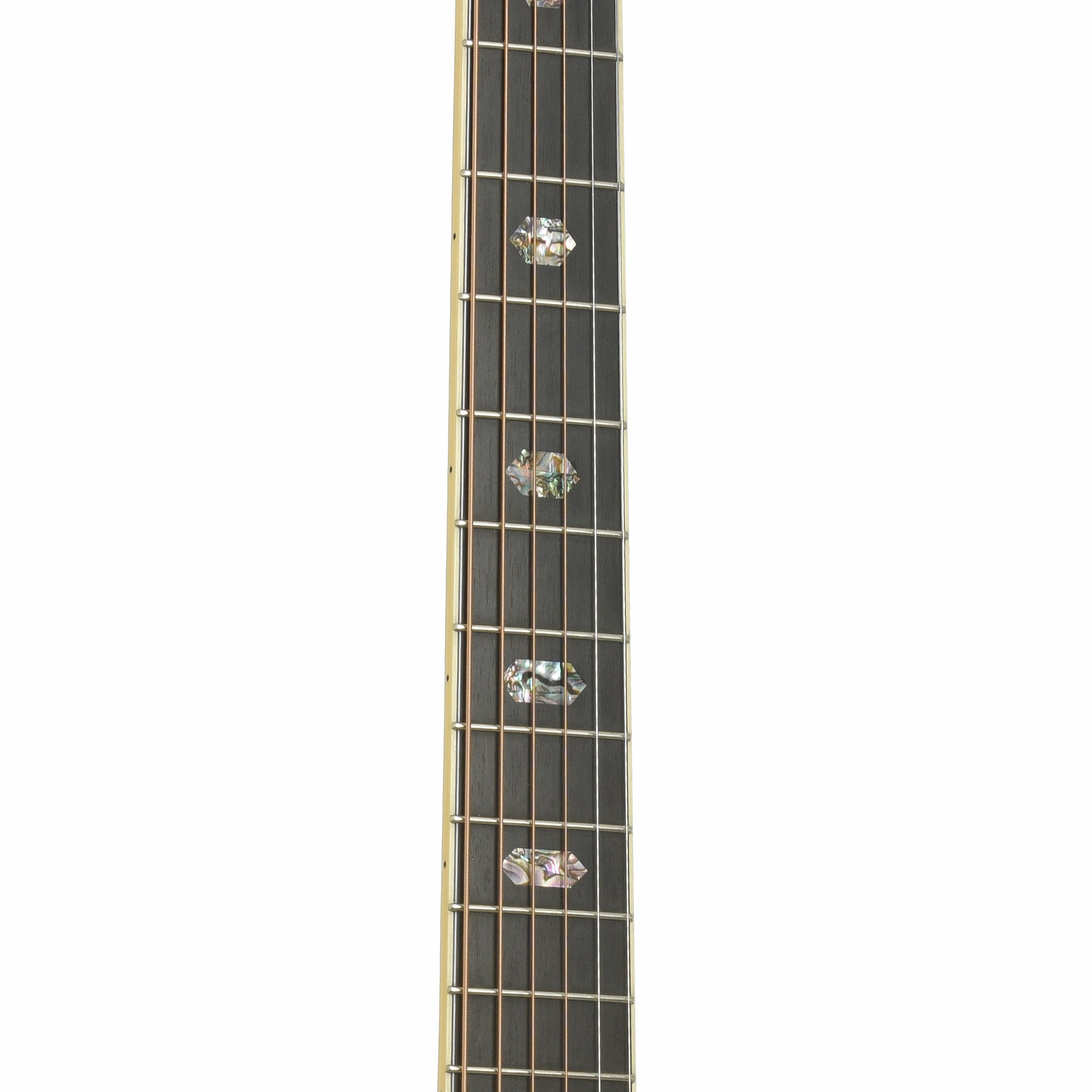 Fretboard of Martin Custom Shop J-40 Mahogany Acoustic Guitar 
