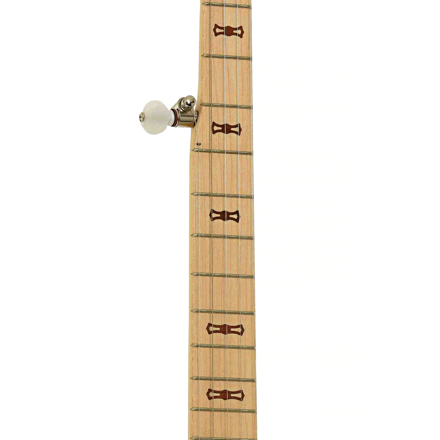 Fretboard of Deering "The Crow" Open Back Banjo