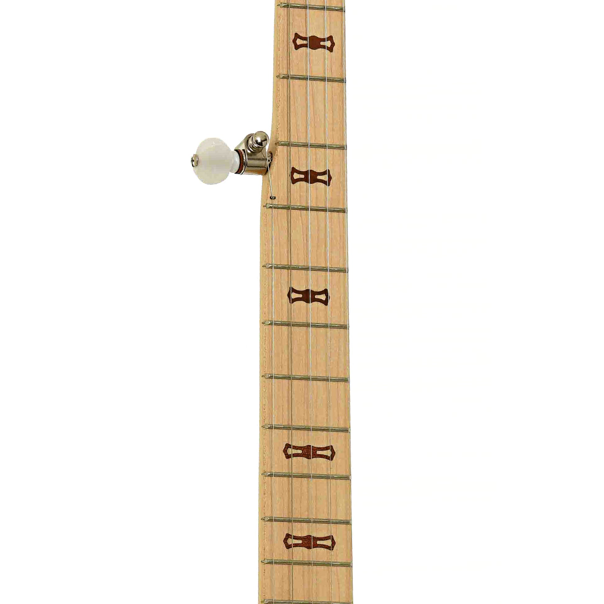 Fretboard of Deering "The Crow" Open Back Banjo