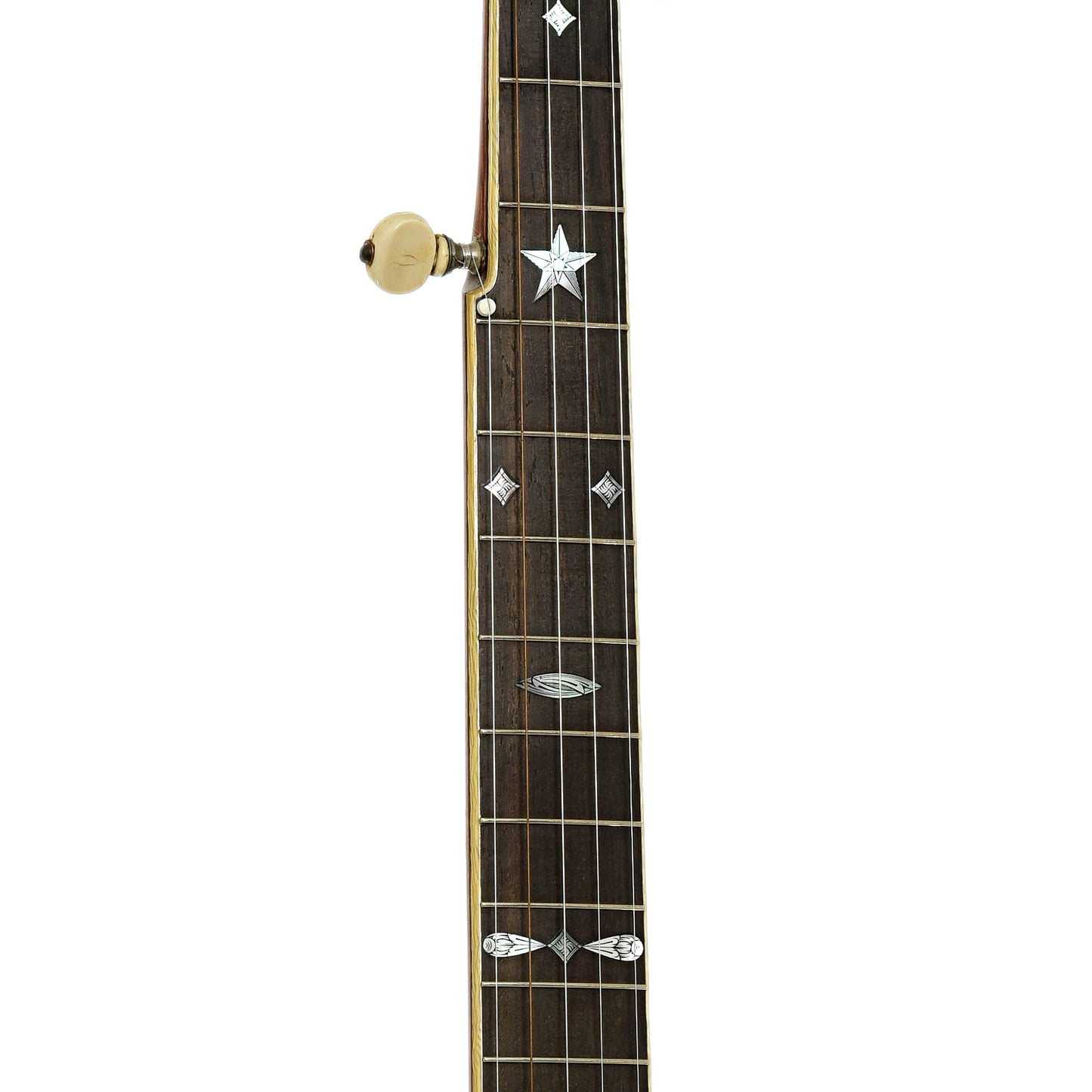 Fretboard of Fairbanks / Unger Conversion Open Back banjo