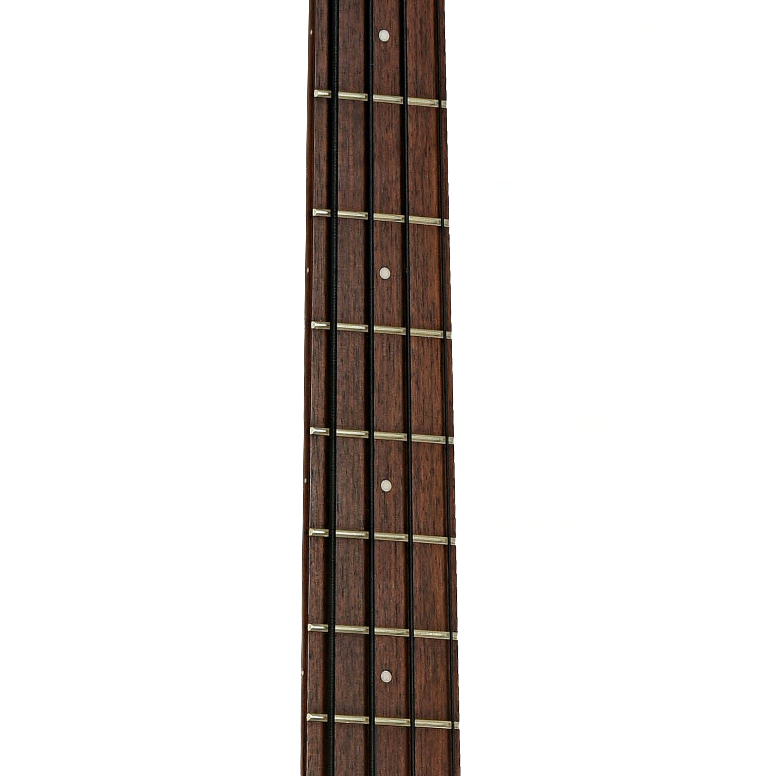 Fretboard of Ibanez AEGB25E Acoustic-Electric Bass Guitar - Transparent Black Sunburst