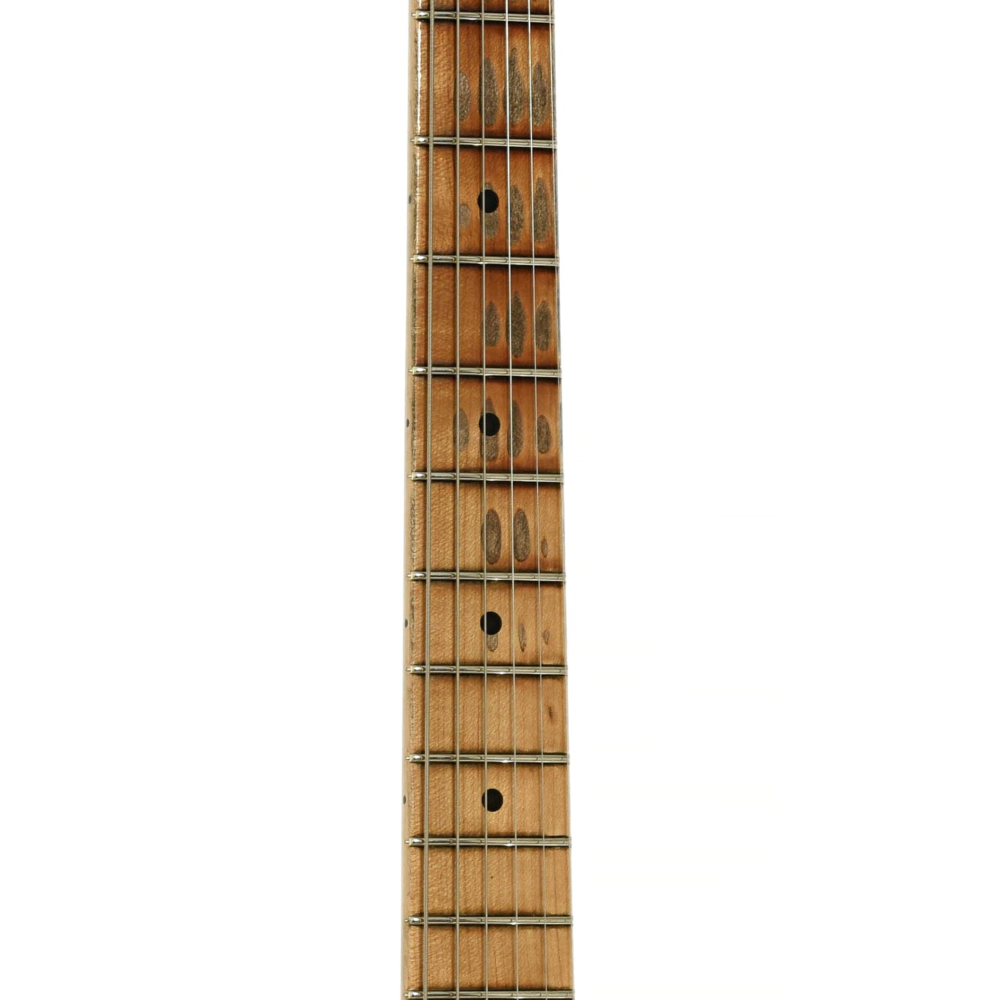 Fretboard of Fender Custom Shop  70th Anniversary Relic Stratocaster Electric Guitar