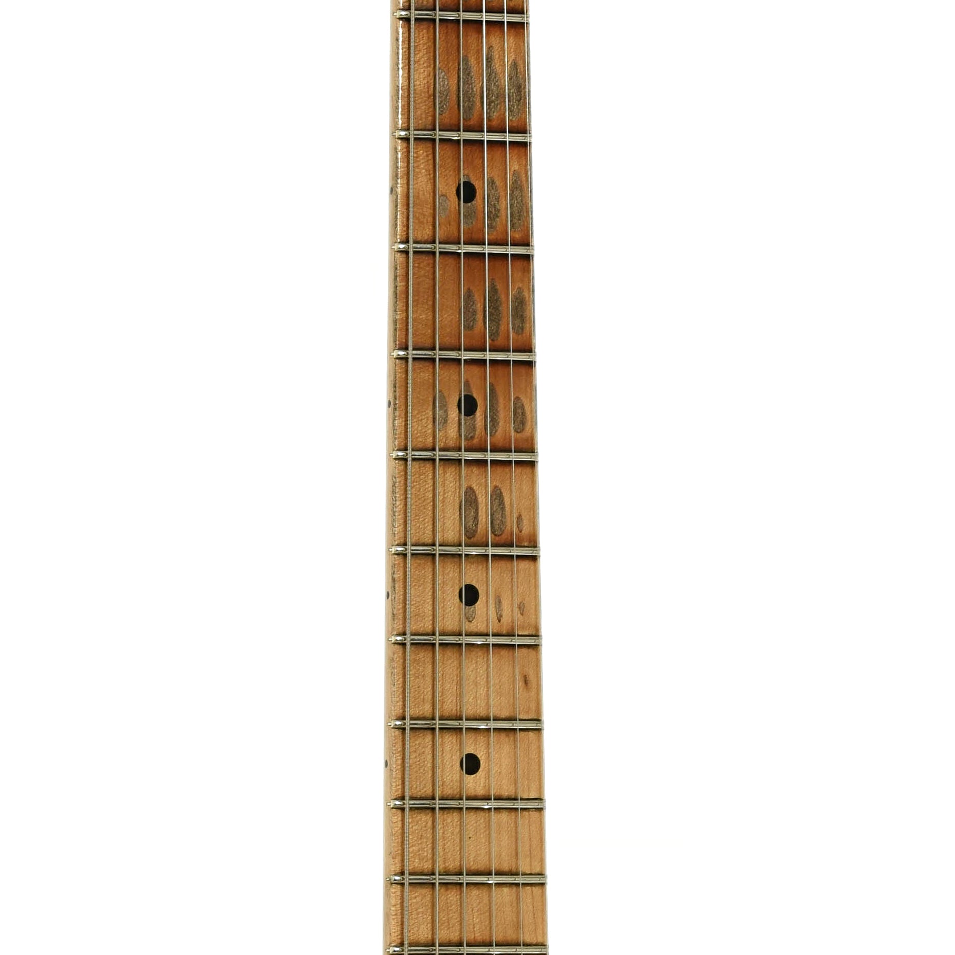 Fretboard of Fender Custom Shop  70th Anniversary Relic Stratocaster Electric Guitar