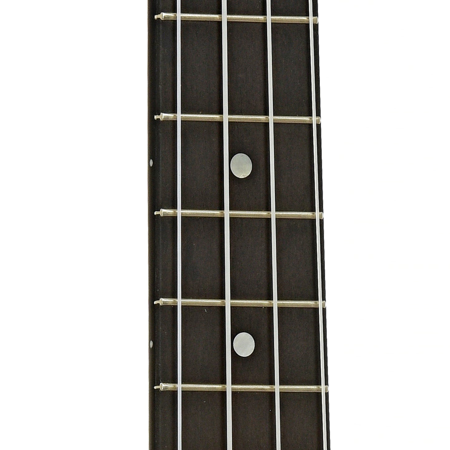 Fretboard  of Romero Creations Tiny Tenor Spalted Mango Ukulele
