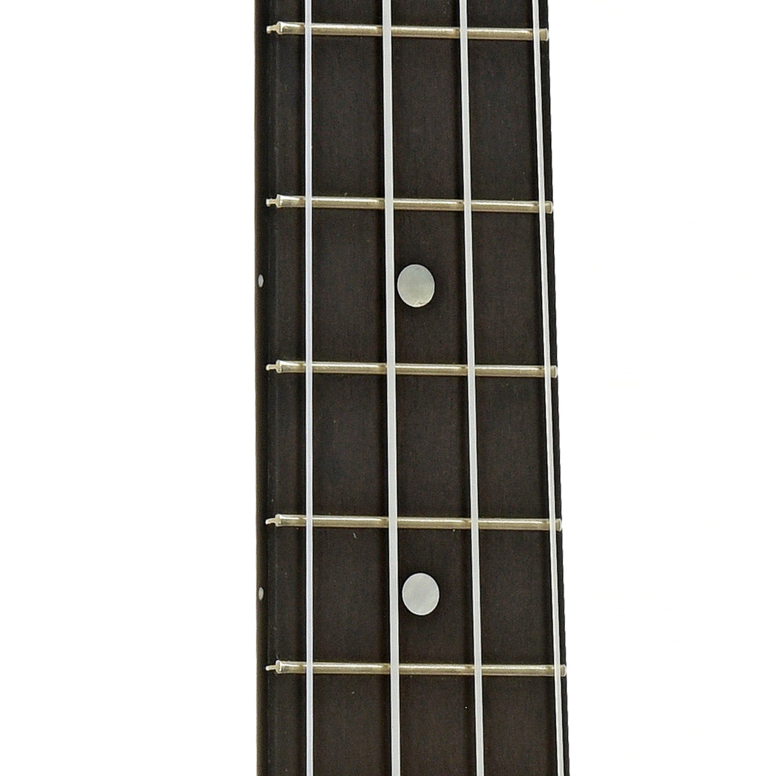 Fretboard  of Romero Creations Tiny Tenor Spalted Mango Ukulele