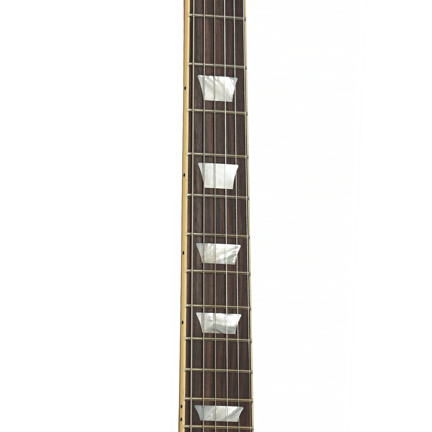 Fretboard of Epiphone 1960 Les Paul Standard Reissue Electric Guitar & Case, Iced Tea Burst