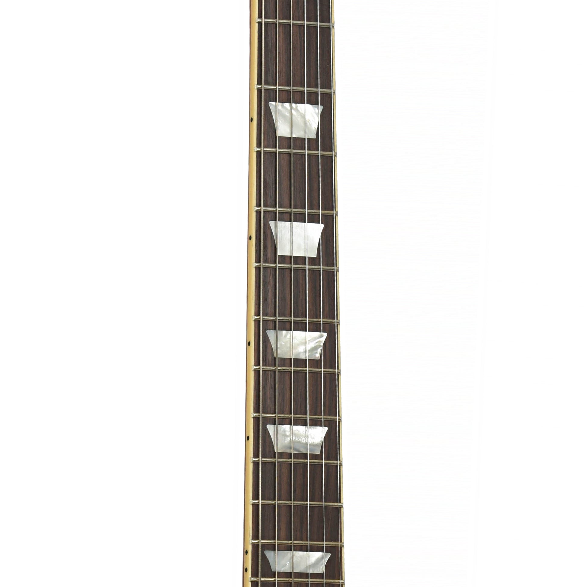 Fretboard of Epiphone 1960 Les Paul Standard Reissue Electric Guitar & Case, Iced Tea Burst