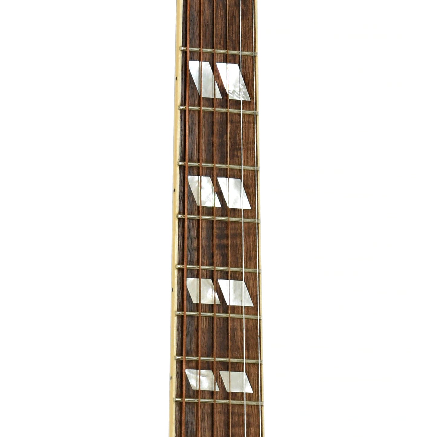 Fretboard of Epiphone Hummingbird Acoustic Guitar