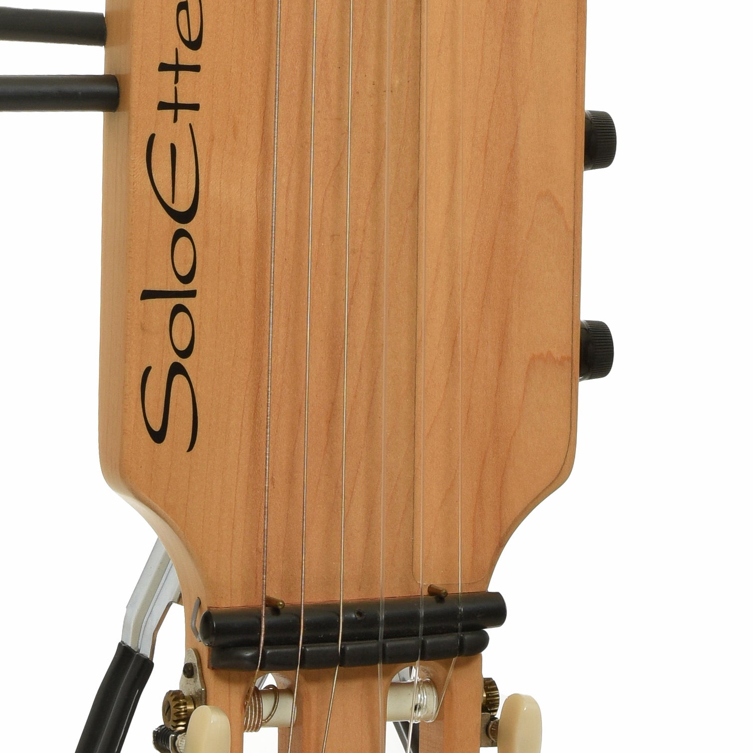 Controls of Wright SoloEtte Nylon Travel Guitar 
