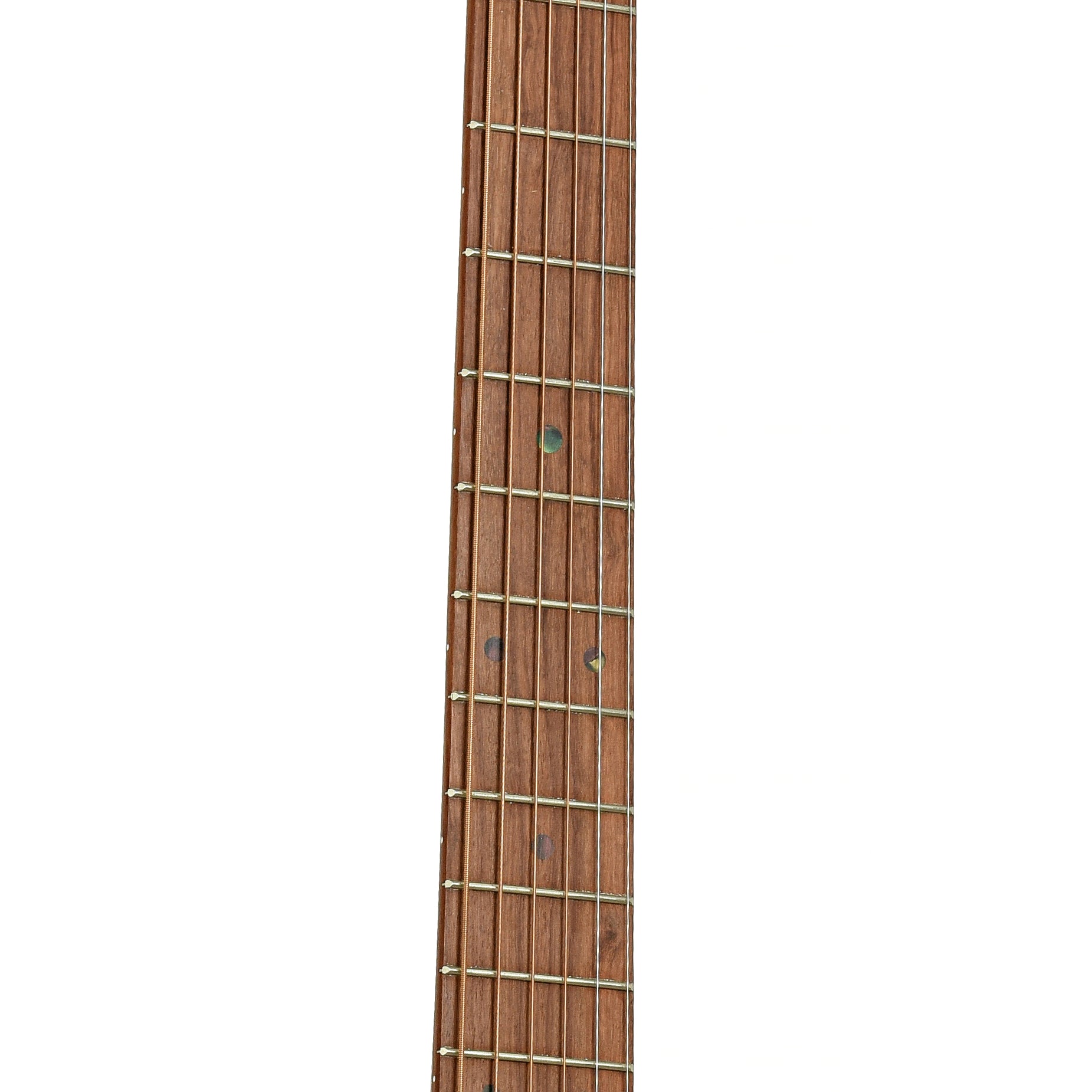 Fretboard of Martin D-X2E Brazilian Rosewood Acoustic Guitar 