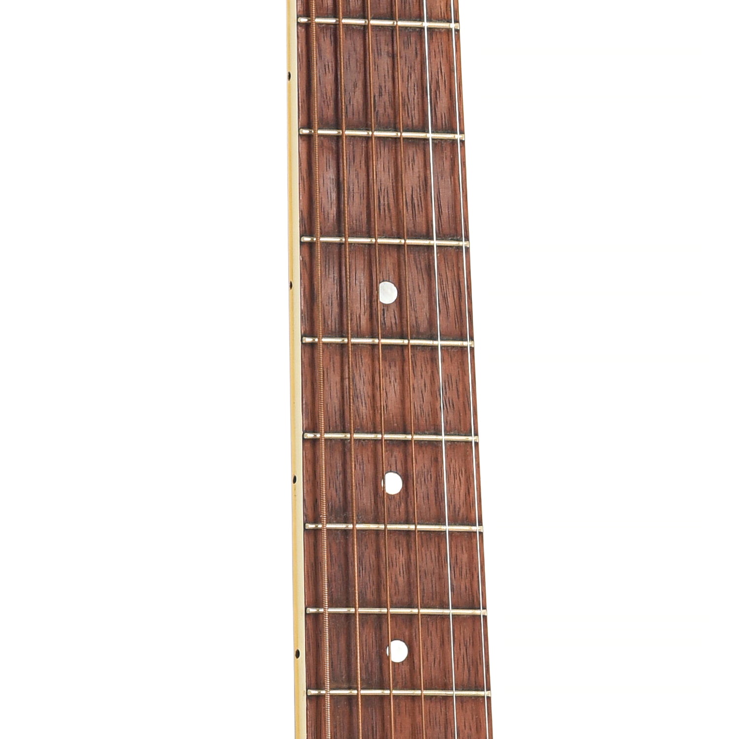 Fretboard of Dobro Model 55 Resonator Guitar