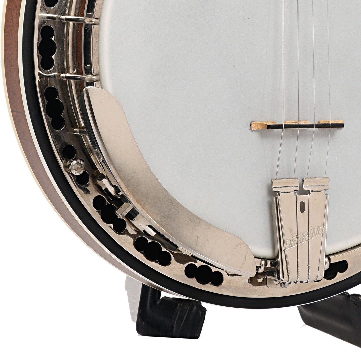 Tailpiece and armrest of Deering Sierra 17-Fret Tenor Banjo 
