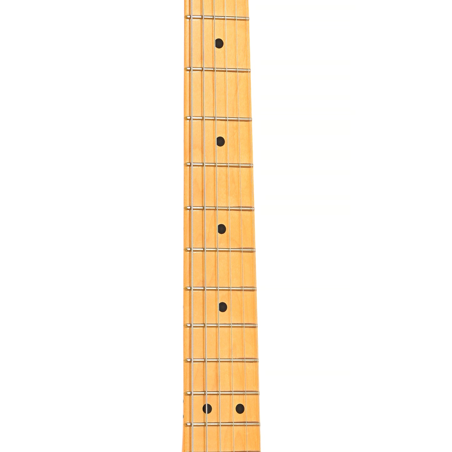 fretboard of Fender American Vintage II 1972 Telecaster Thinline, Aged Natural