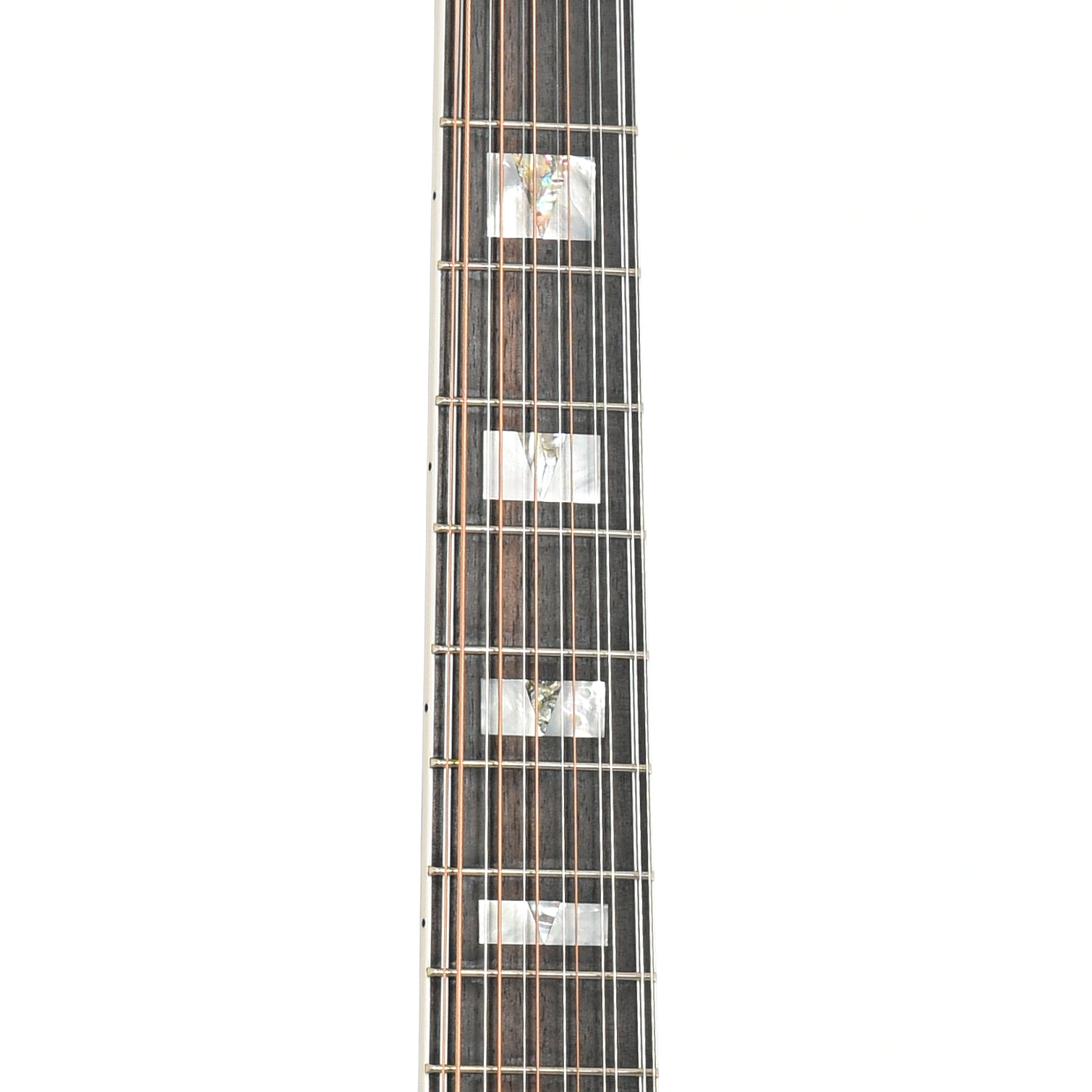 Fretboard of Guild USA F-512 12-String Acoustic Guitar with Case