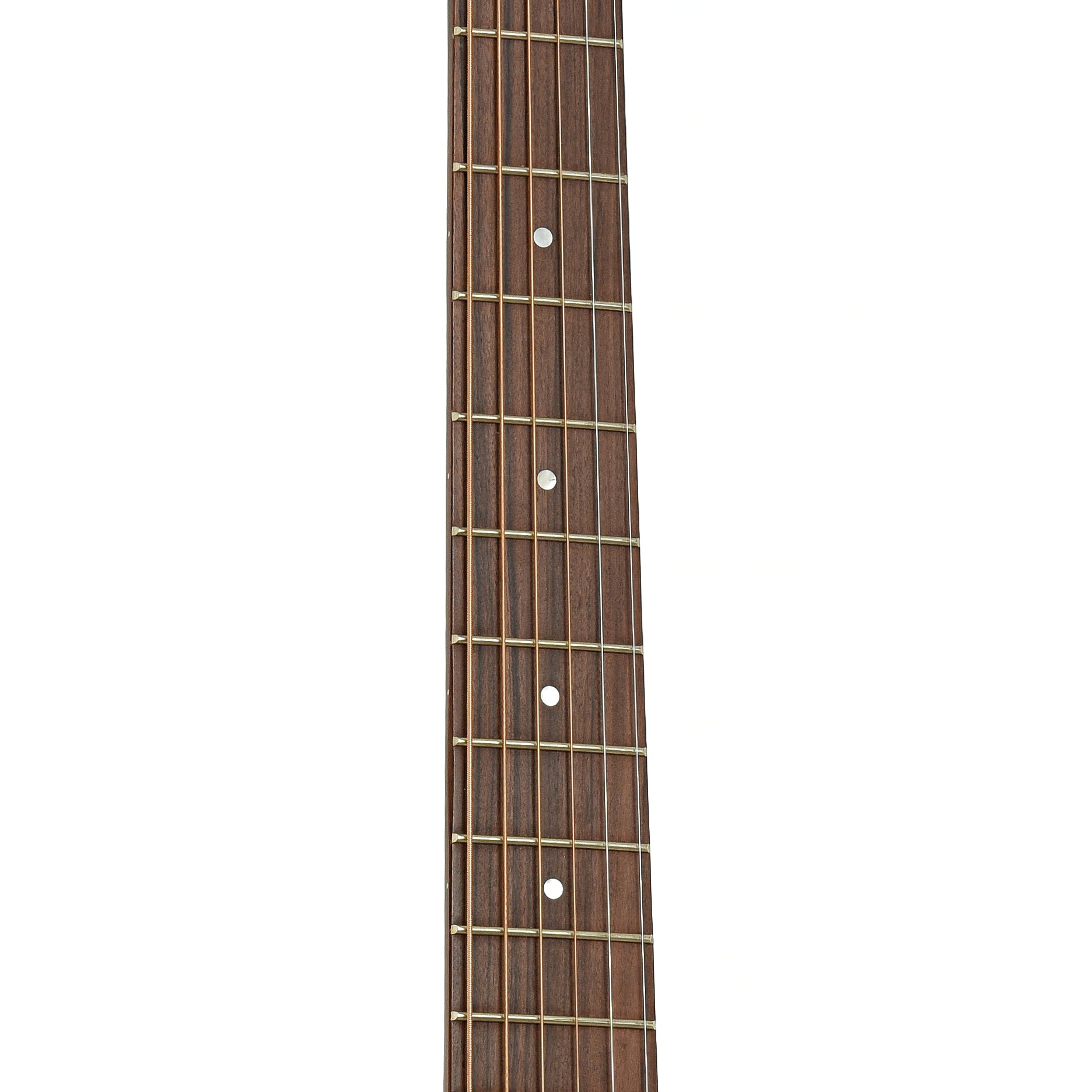 Fretboard of Farida Holiday Pack, All Solid Dreadnought Acoustic Guitar
