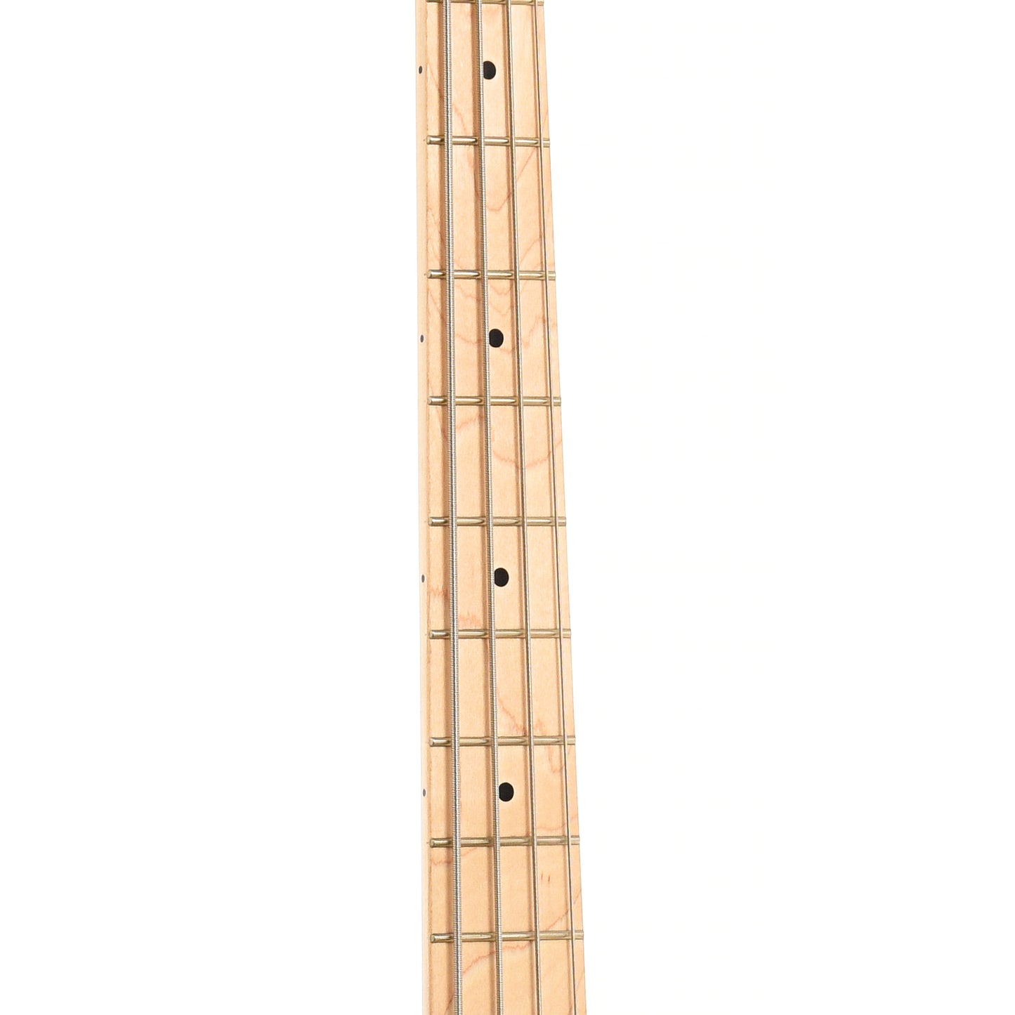 Fretboard of Squier Sonic Precision Bass, California Blue