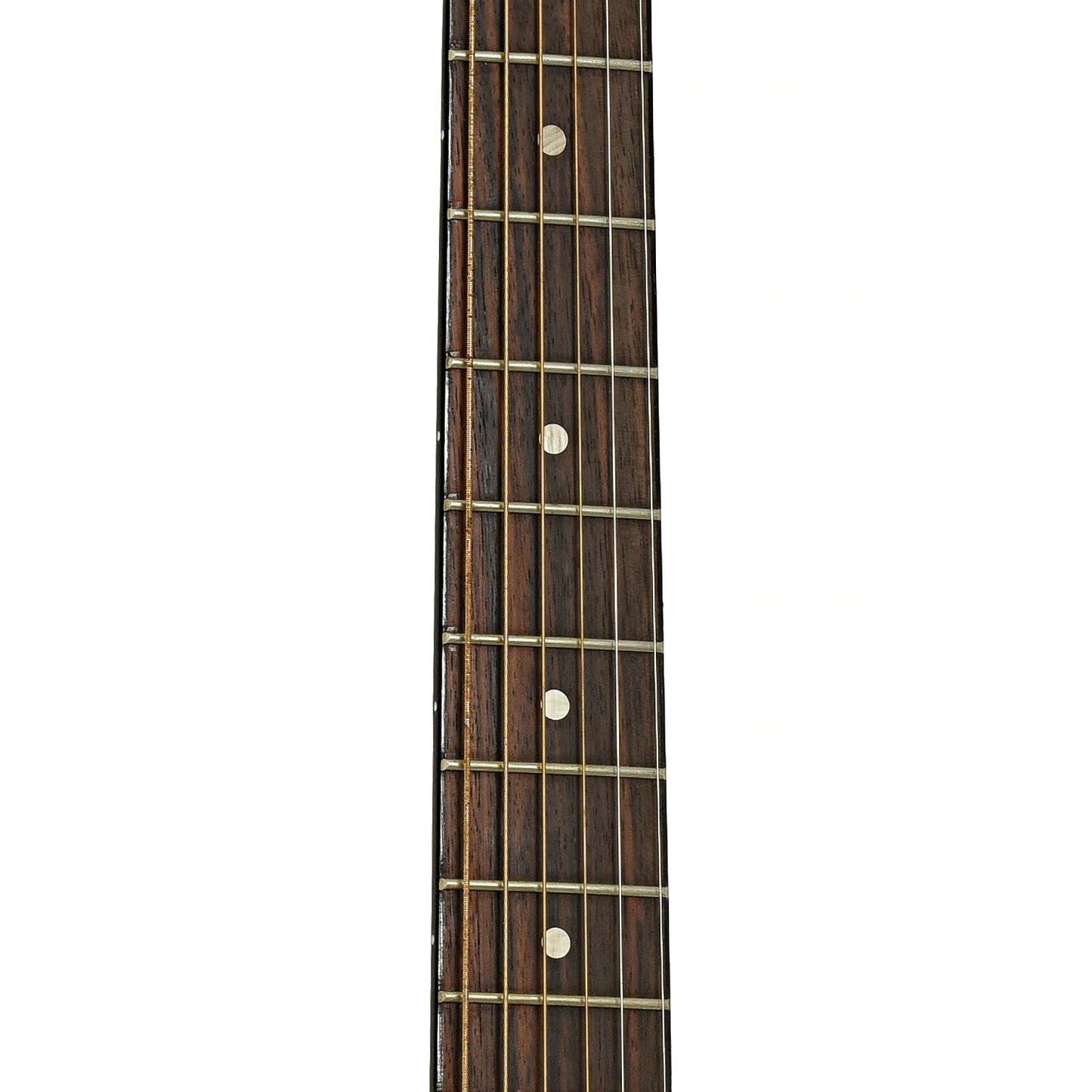 Fretboard of Lyon by Washburn Dreadnaught Acoustic Guitar