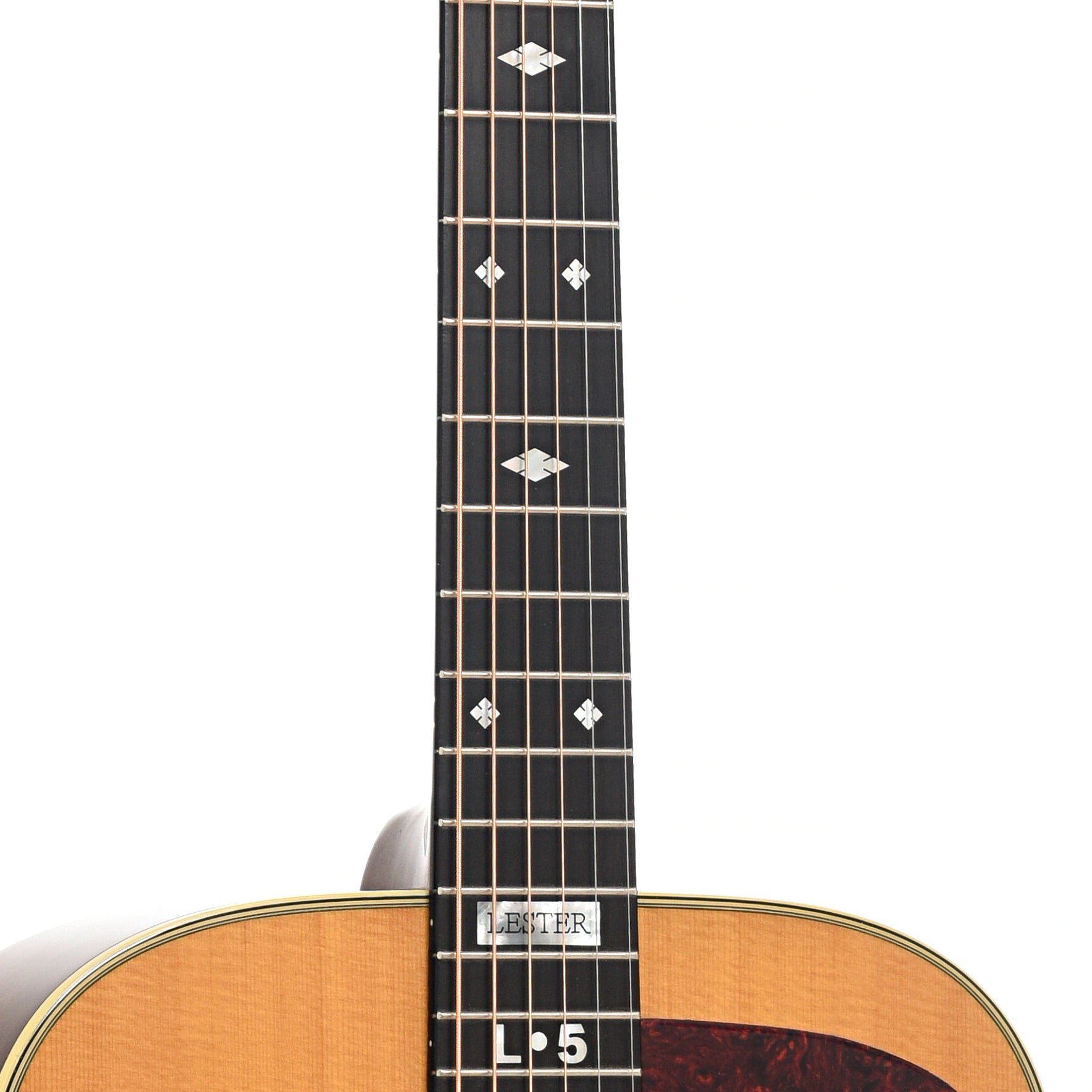 Fretboard of Martin D-28LF Lester Flatt Commemorative Edition Acoustic Guitar