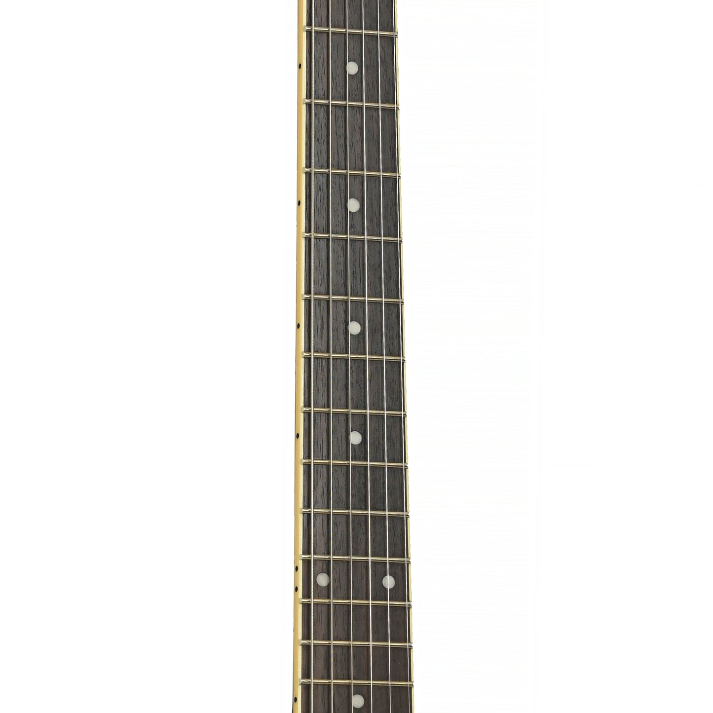 Fretboard of Epiphone ES-335 Semi-Hollowbody Electric Guitar, Vintage Sunburst
