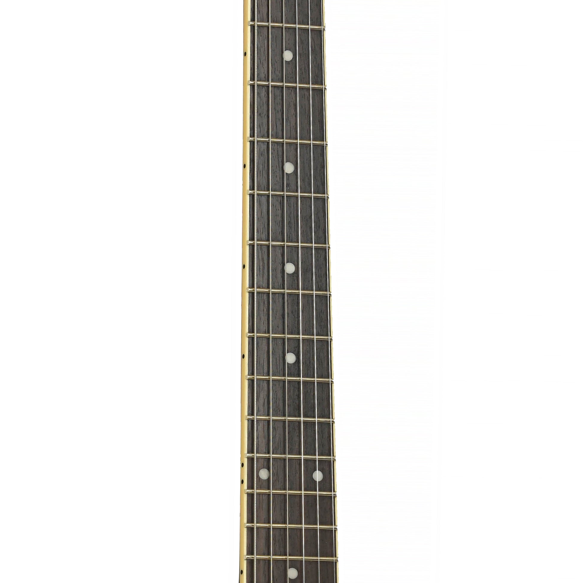 Fretboard of Epiphone ES-335 Semi-Hollowbody Electric Guitar, Vintage Sunburst