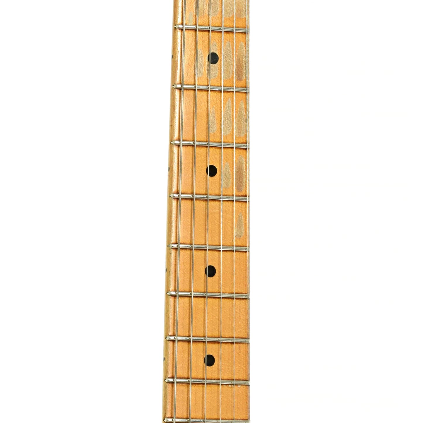 Fretboard of Fender Custom Shop '54 Reissue Telecaster Relic Electric Guitar
