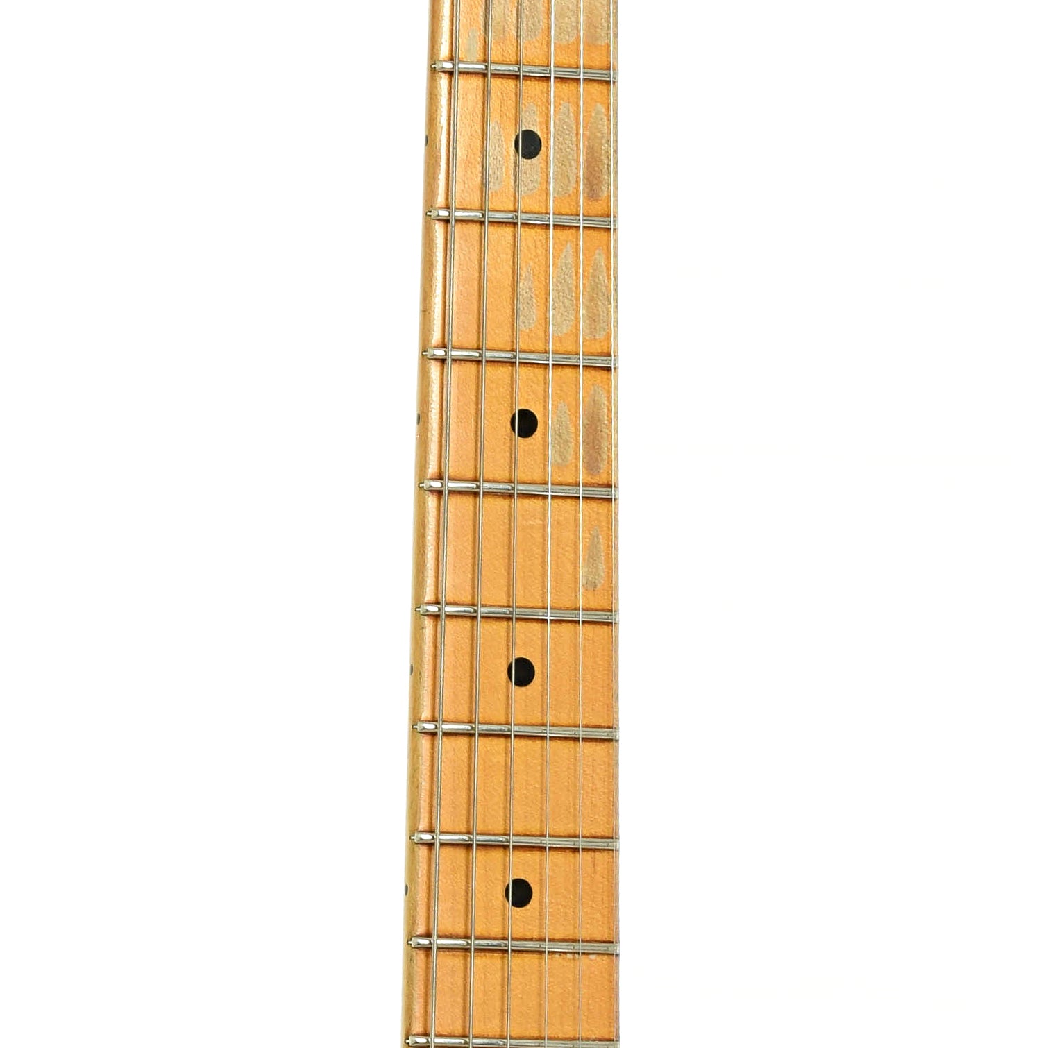 Fretboard of Fender Custom Shop '54 Reissue Telecaster Relic Electric Guitar