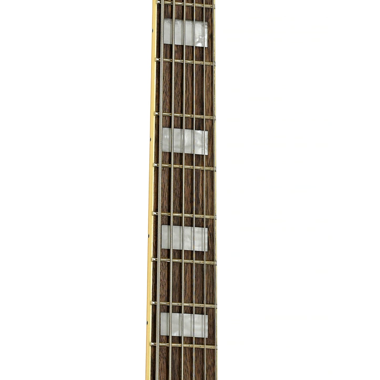 Fretboard of Squier Classic Vibe Bass VI