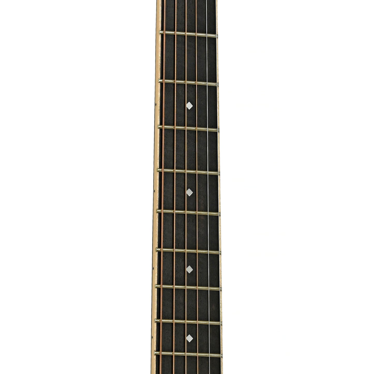 Fretboard of Larrivee OM-40 Mahogany Acoustic Guitar