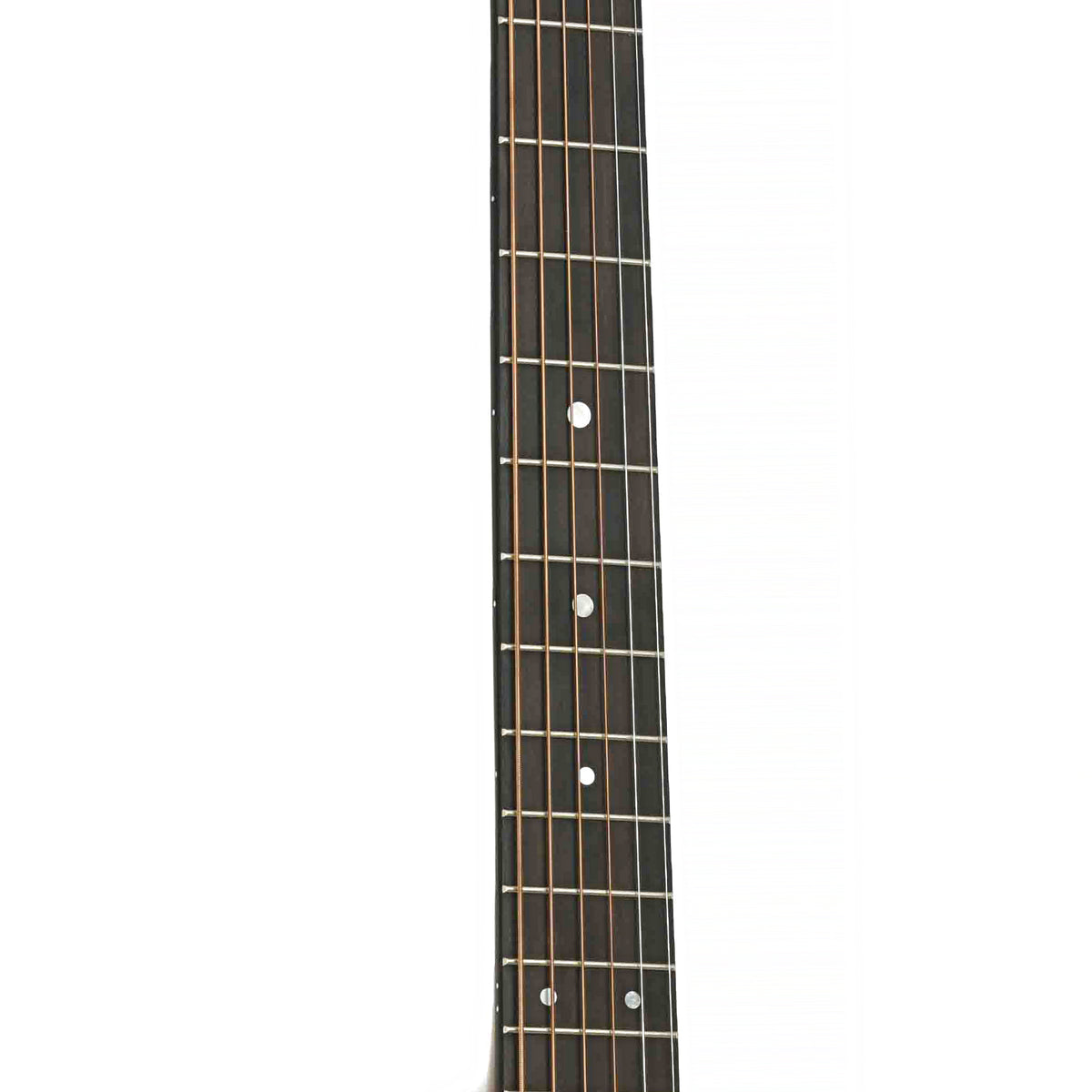 Fretboard of Martin DSS-16E Acoustic Guitar & Gigbag, Black Smoke