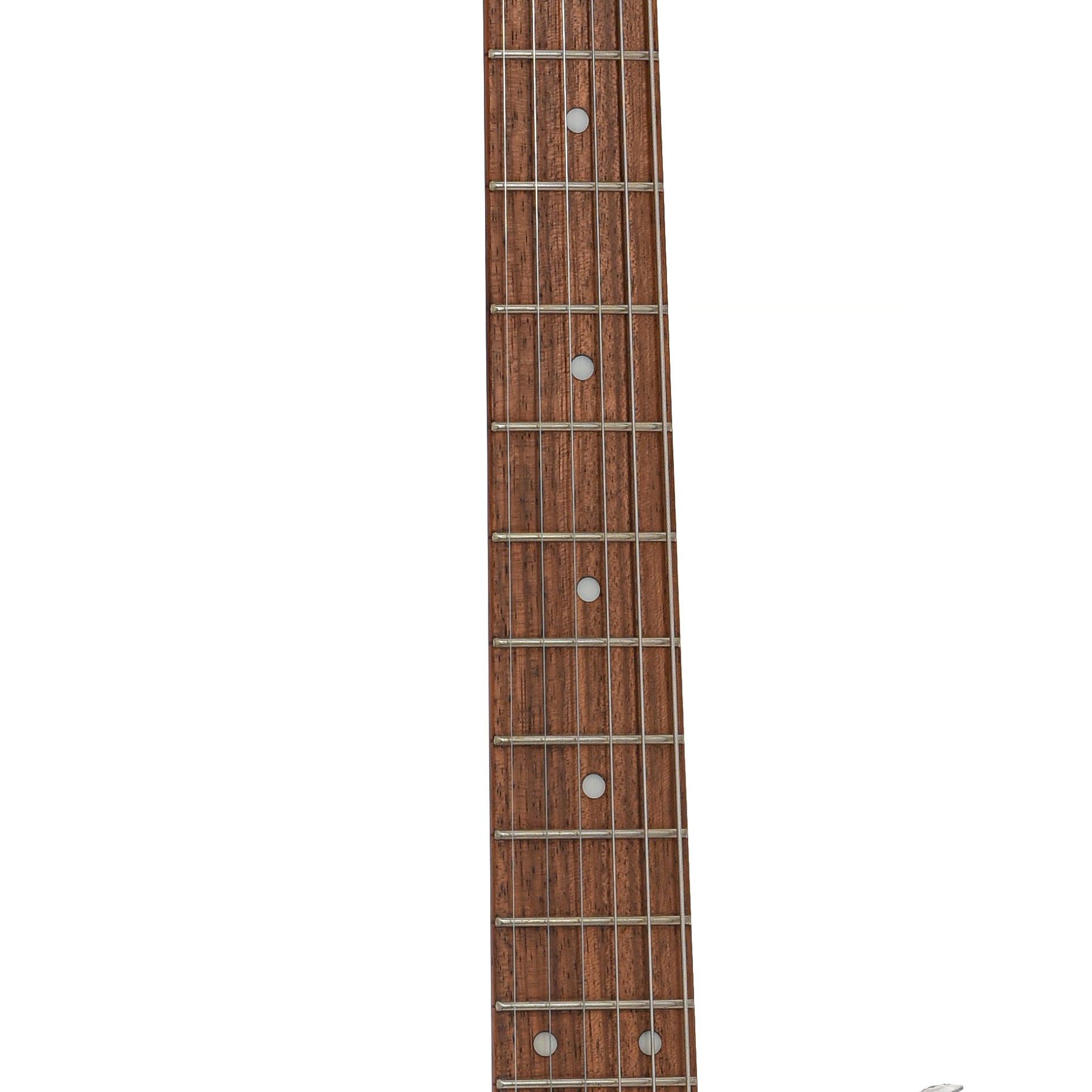 Fretboard of IBANEZ AZES40L Left Handed Electric Guitar, Purist Blue