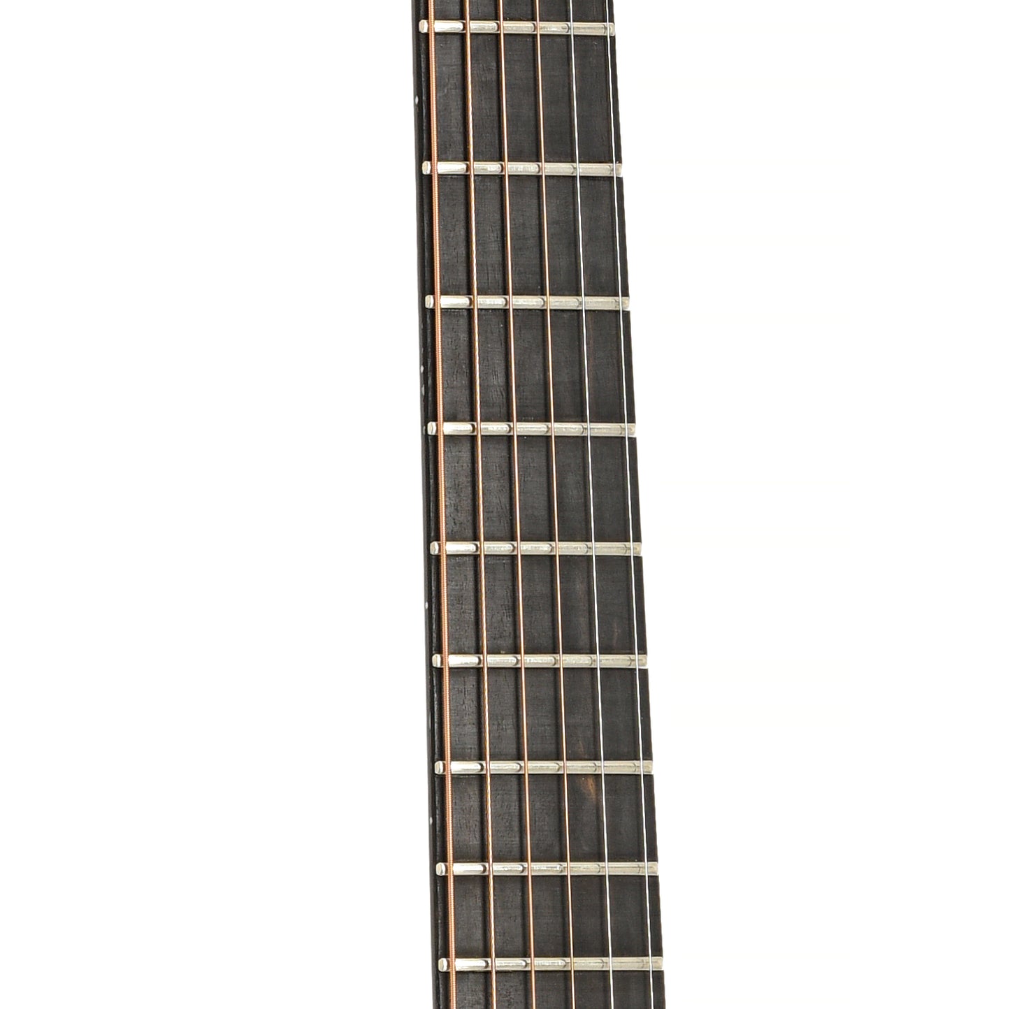 Fretboard of C. Dygard Gallup School Archtop Guitar (c.2014)
